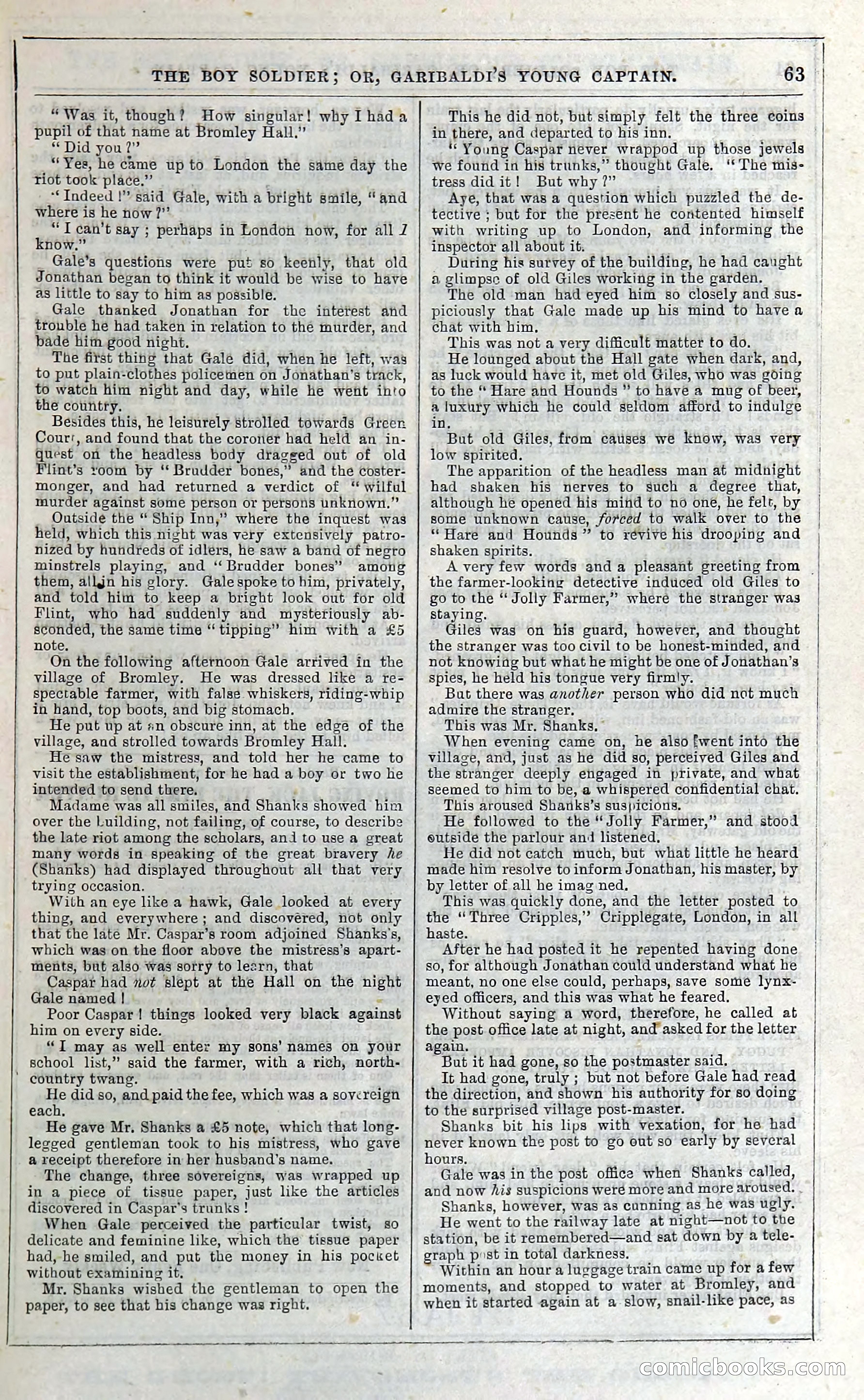 The Boy Soldier; Or, Garibaldi's Young Captain — page 69 of 390