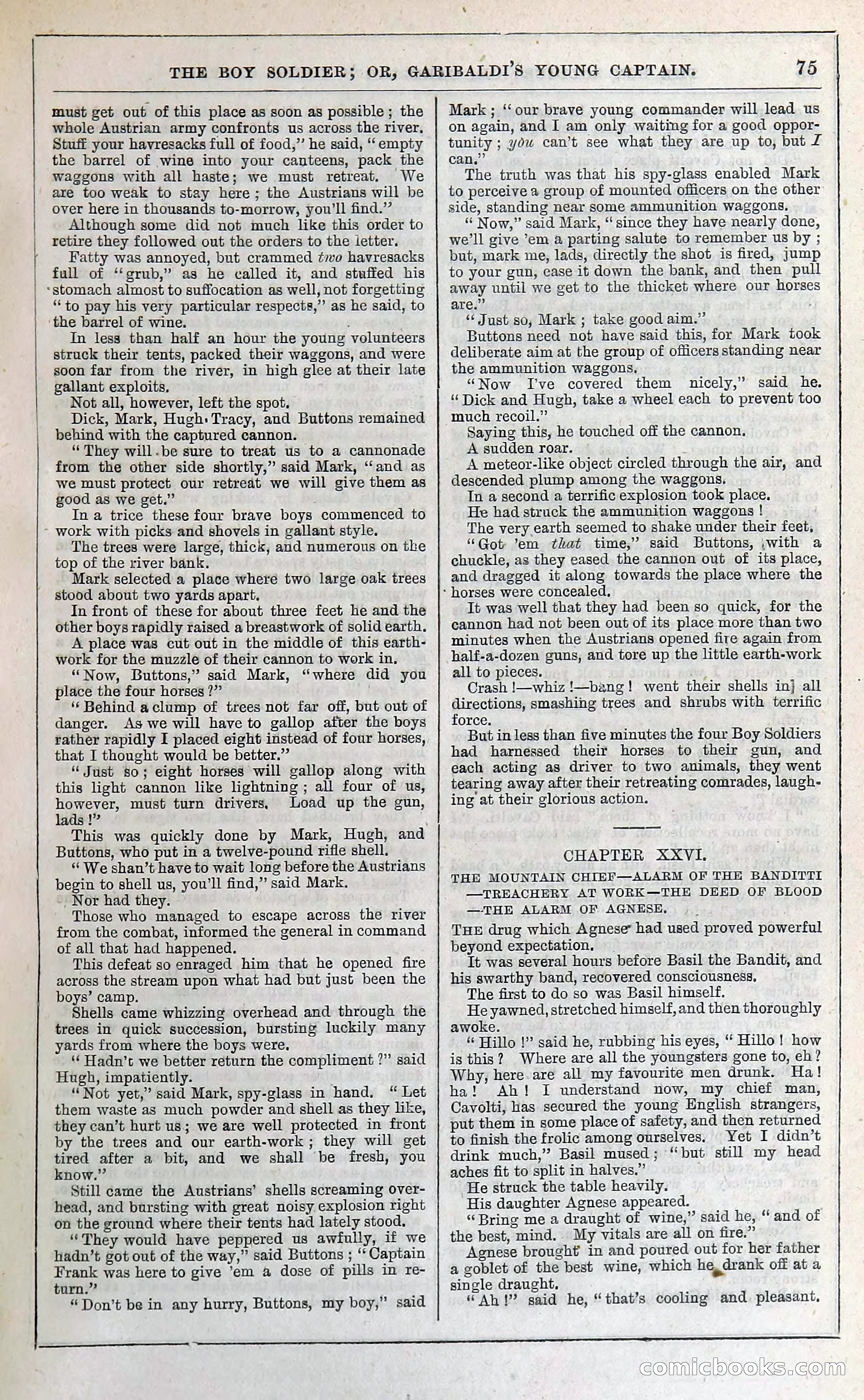 The Boy Soldier; Or, Garibaldi's Young Captain — page 81 of 390