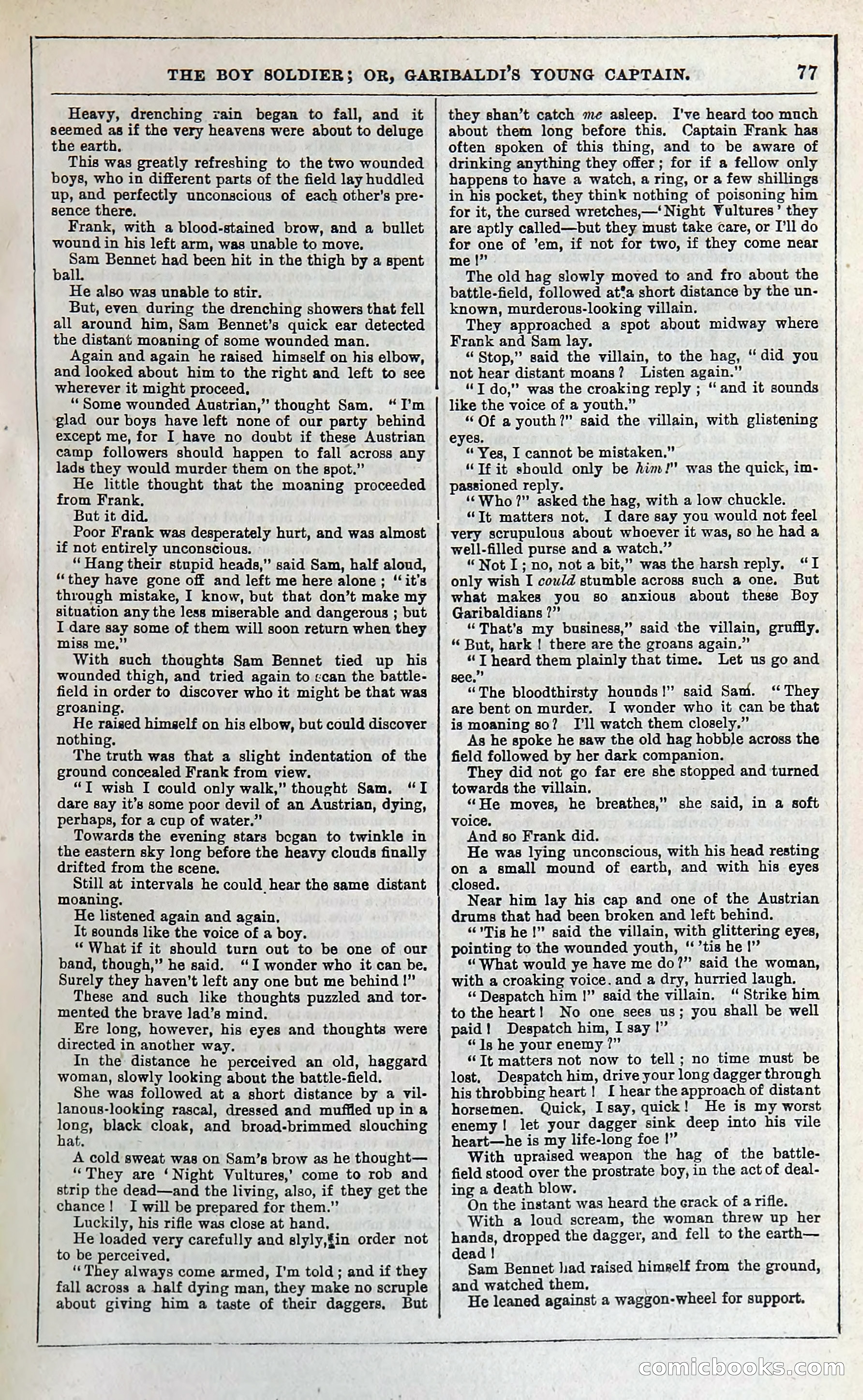 The Boy Soldier; Or, Garibaldi's Young Captain — page 83 of 390