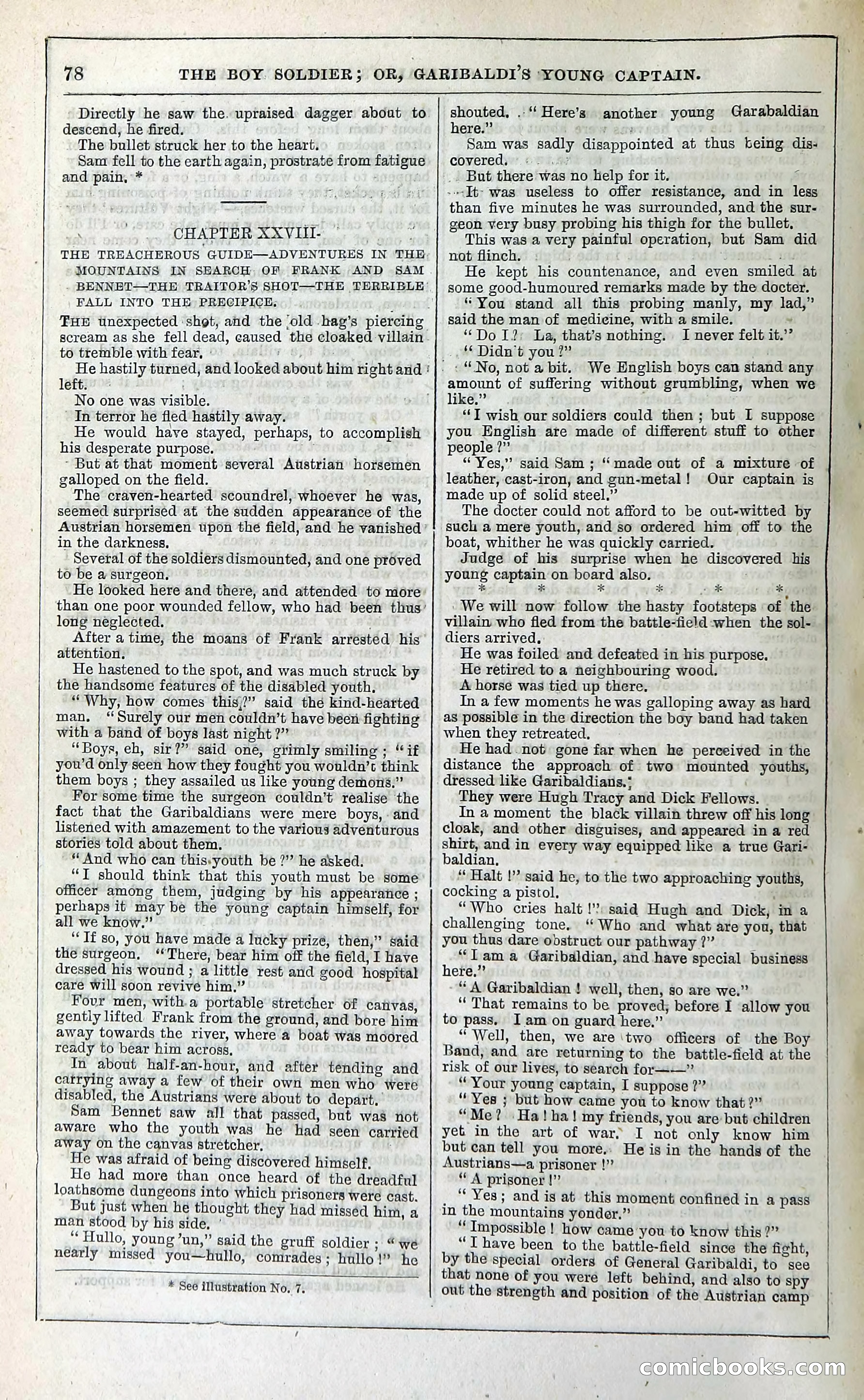 The Boy Soldier; Or, Garibaldi's Young Captain — page 84 of 390
