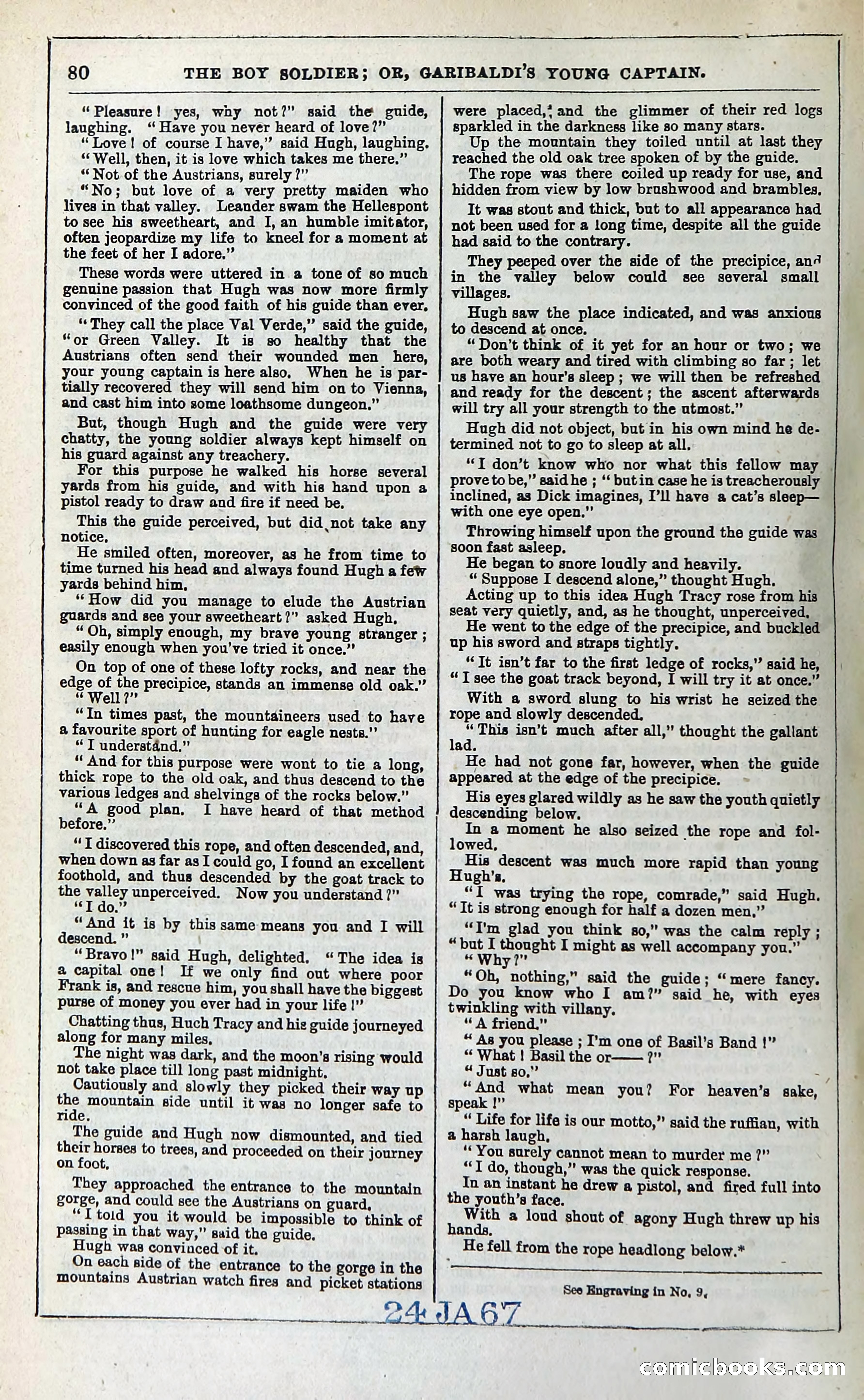 The Boy Soldier; Or, Garibaldi's Young Captain — page 86 of 390
