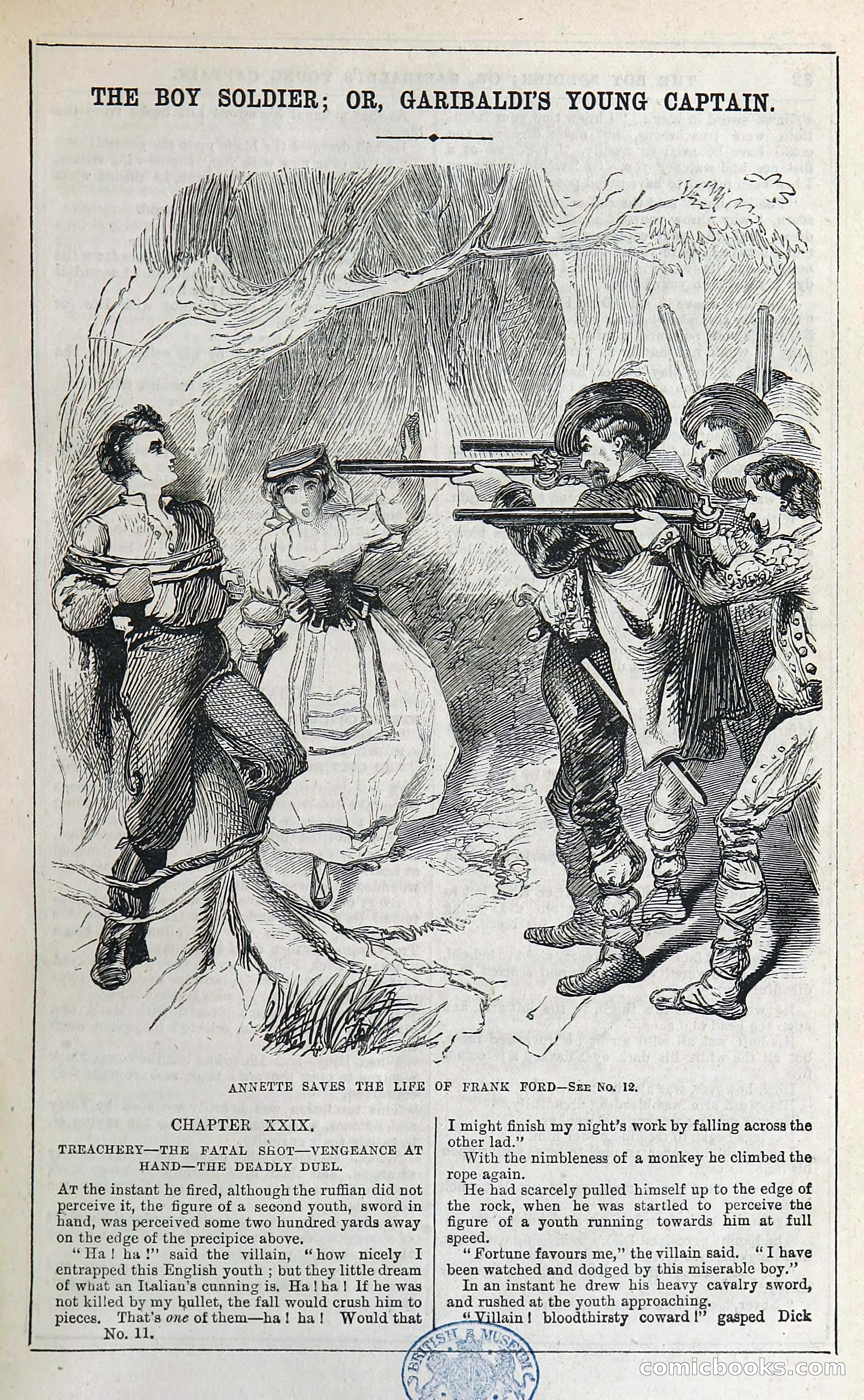 The Boy Soldier; Or, Garibaldi's Young Captain — page 87 of 390
