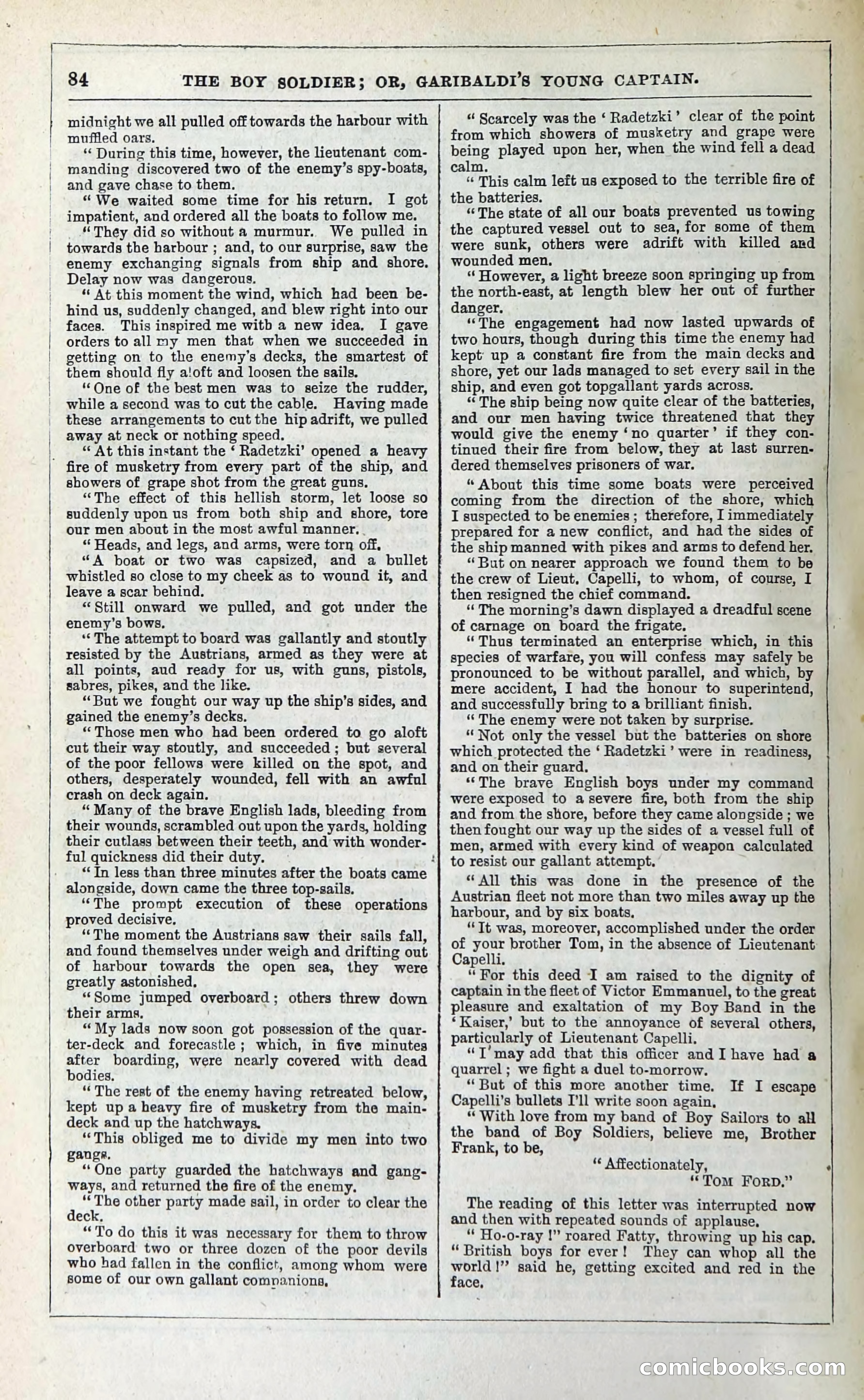 The Boy Soldier; Or, Garibaldi's Young Captain — page 90 of 390