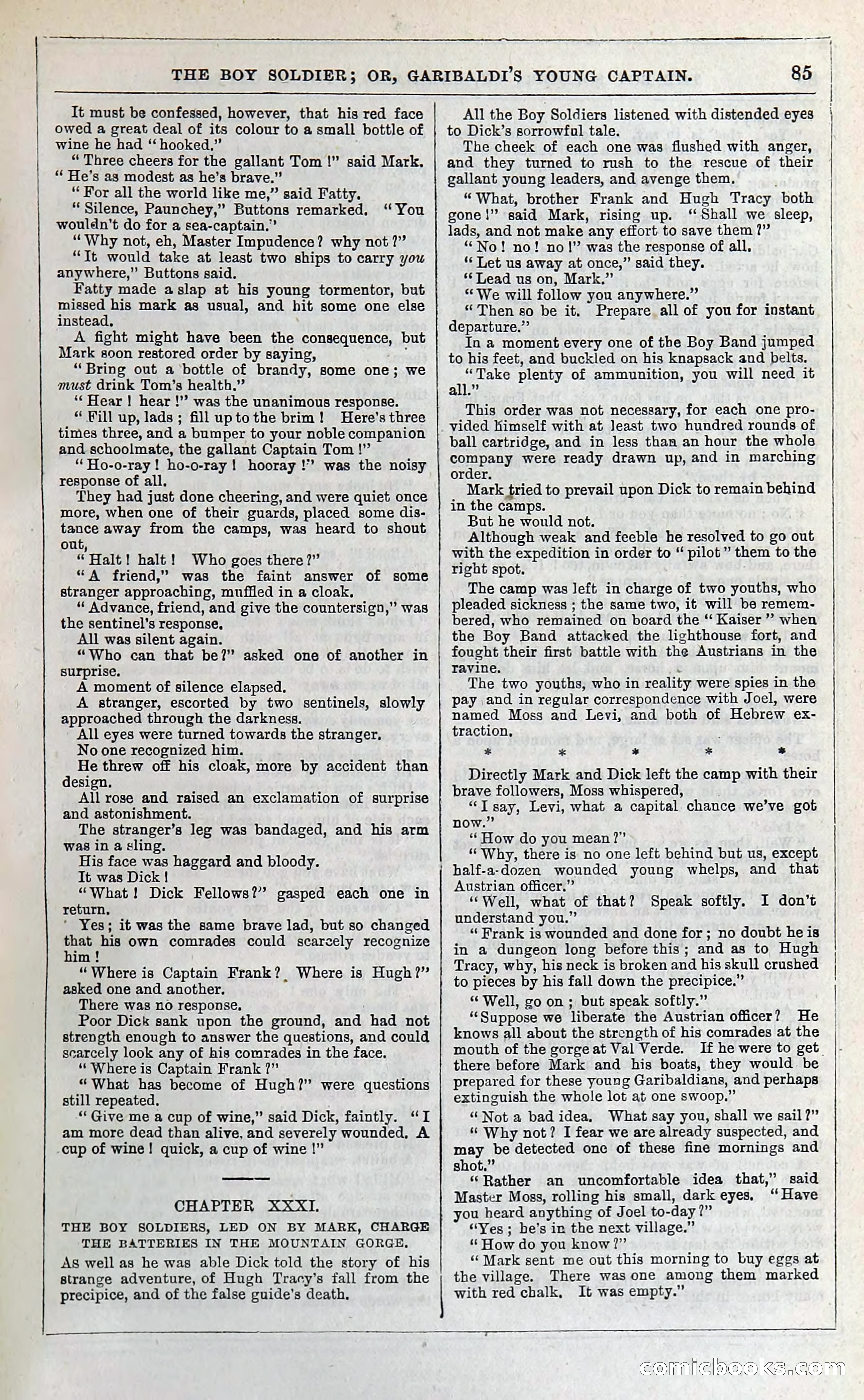 The Boy Soldier; Or, Garibaldi's Young Captain — page 91 of 390