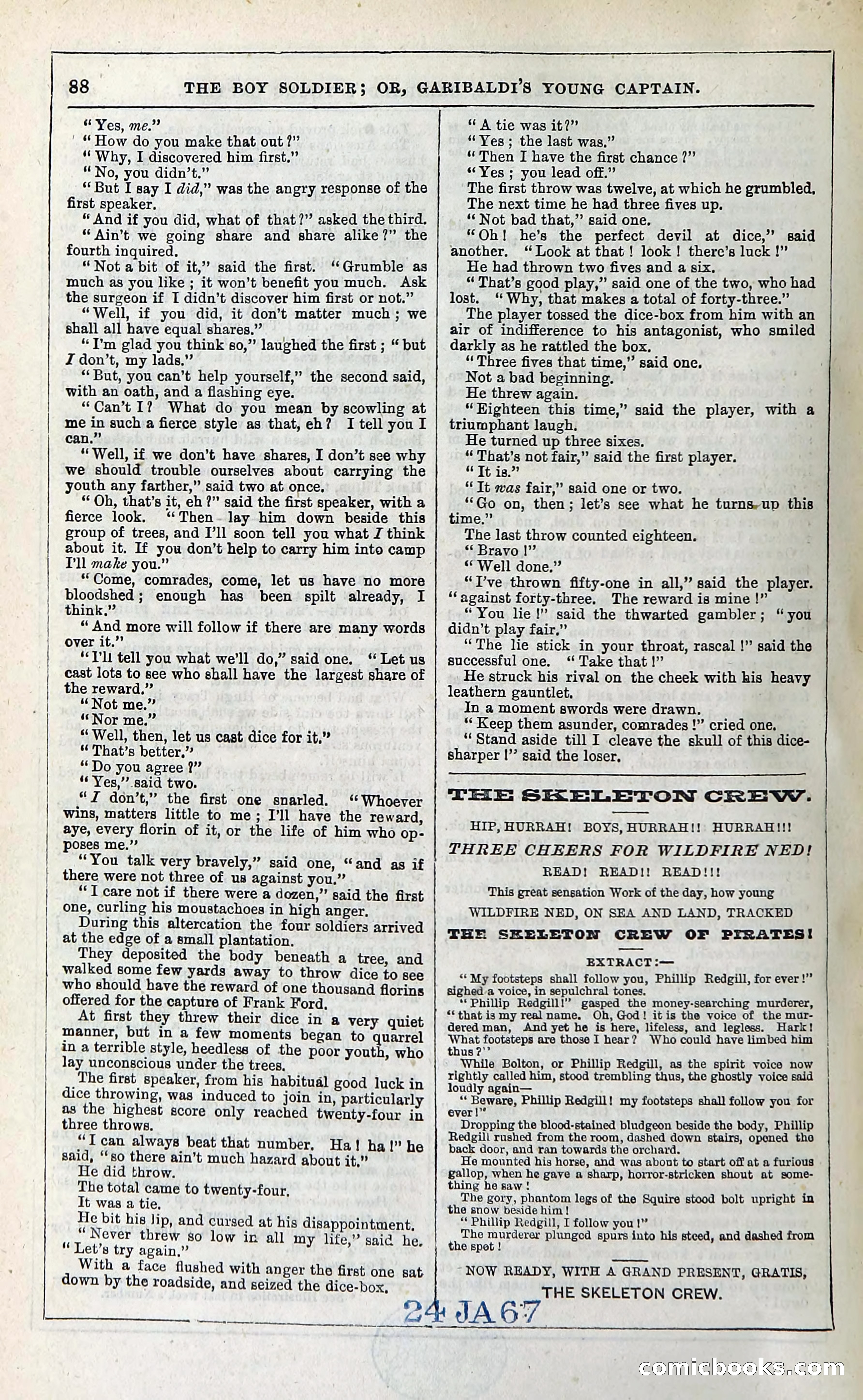 The Boy Soldier; Or, Garibaldi's Young Captain — page 94 of 390