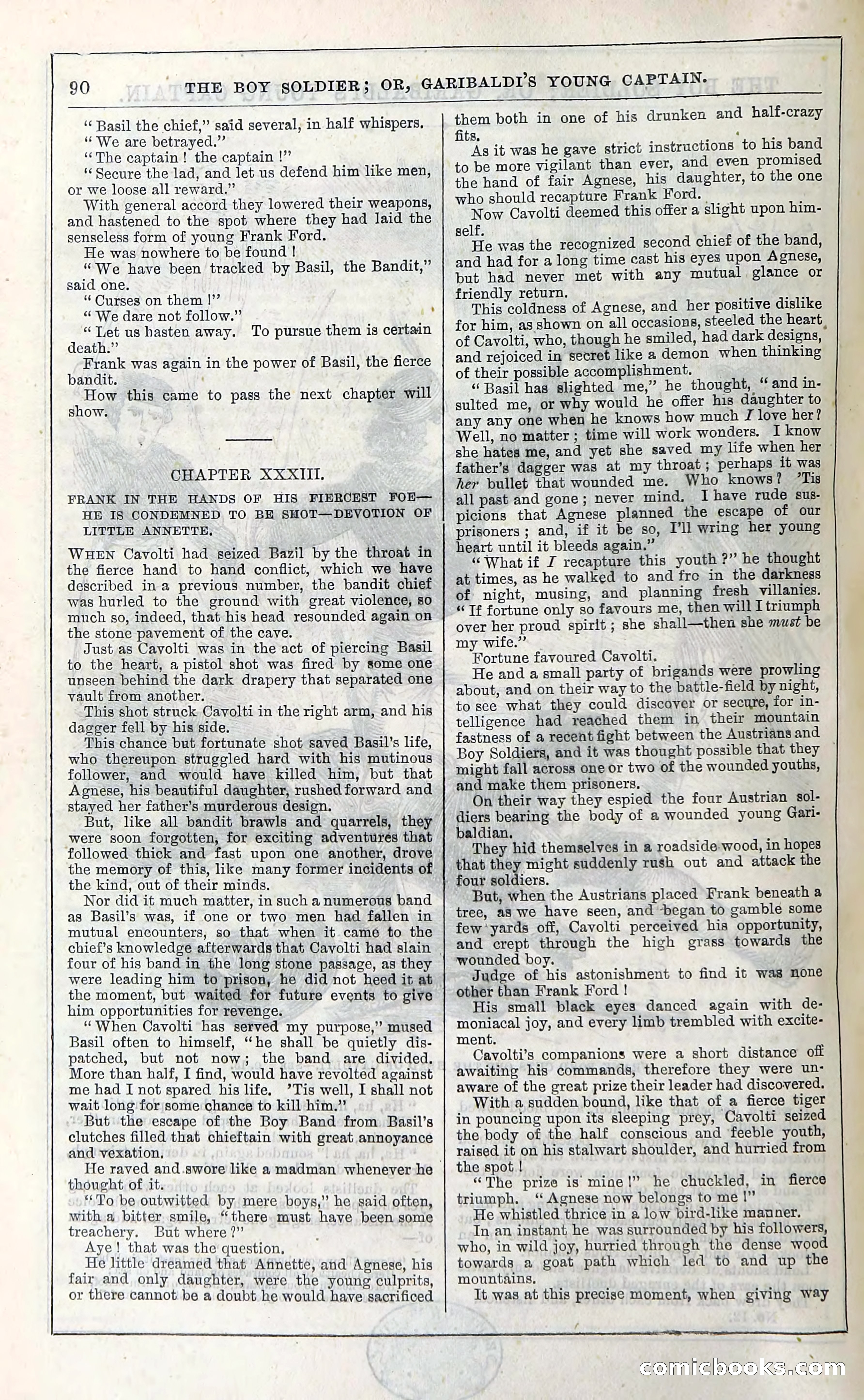 The Boy Soldier; Or, Garibaldi's Young Captain — page 96 of 390