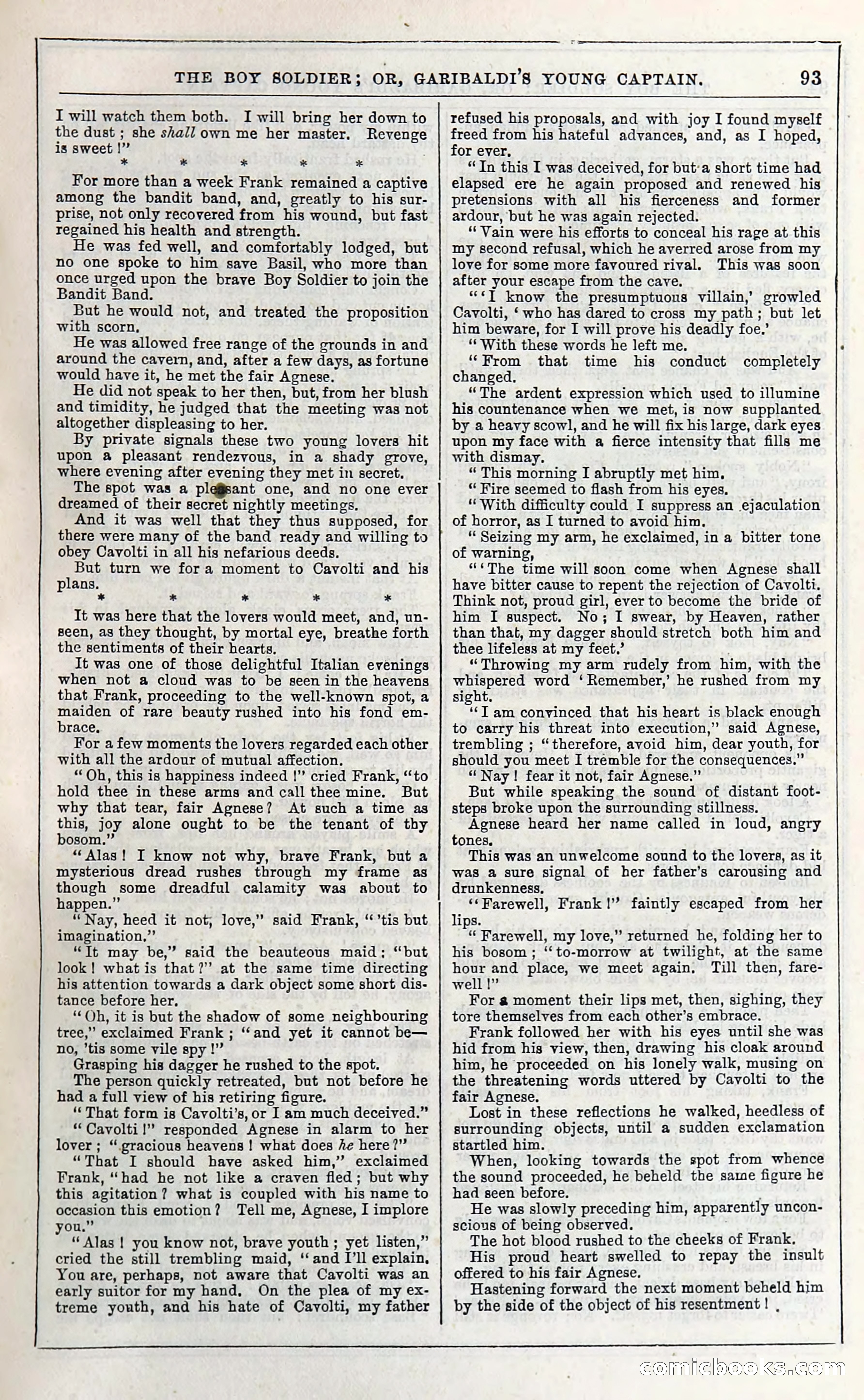 The Boy Soldier; Or, Garibaldi's Young Captain — page 99 of 390