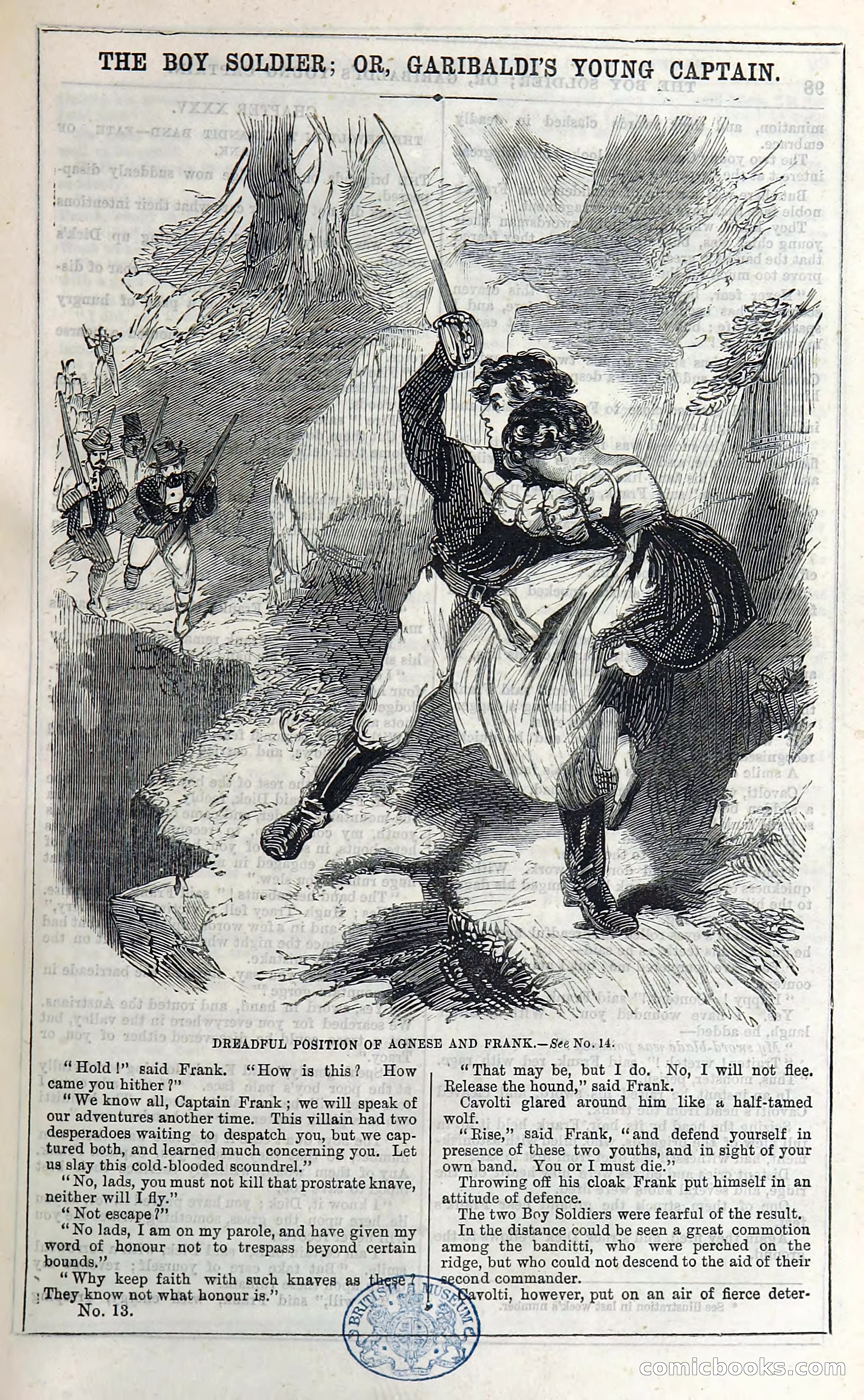 The Boy Soldier; Or, Garibaldi's Young Captain — page 103 of 390