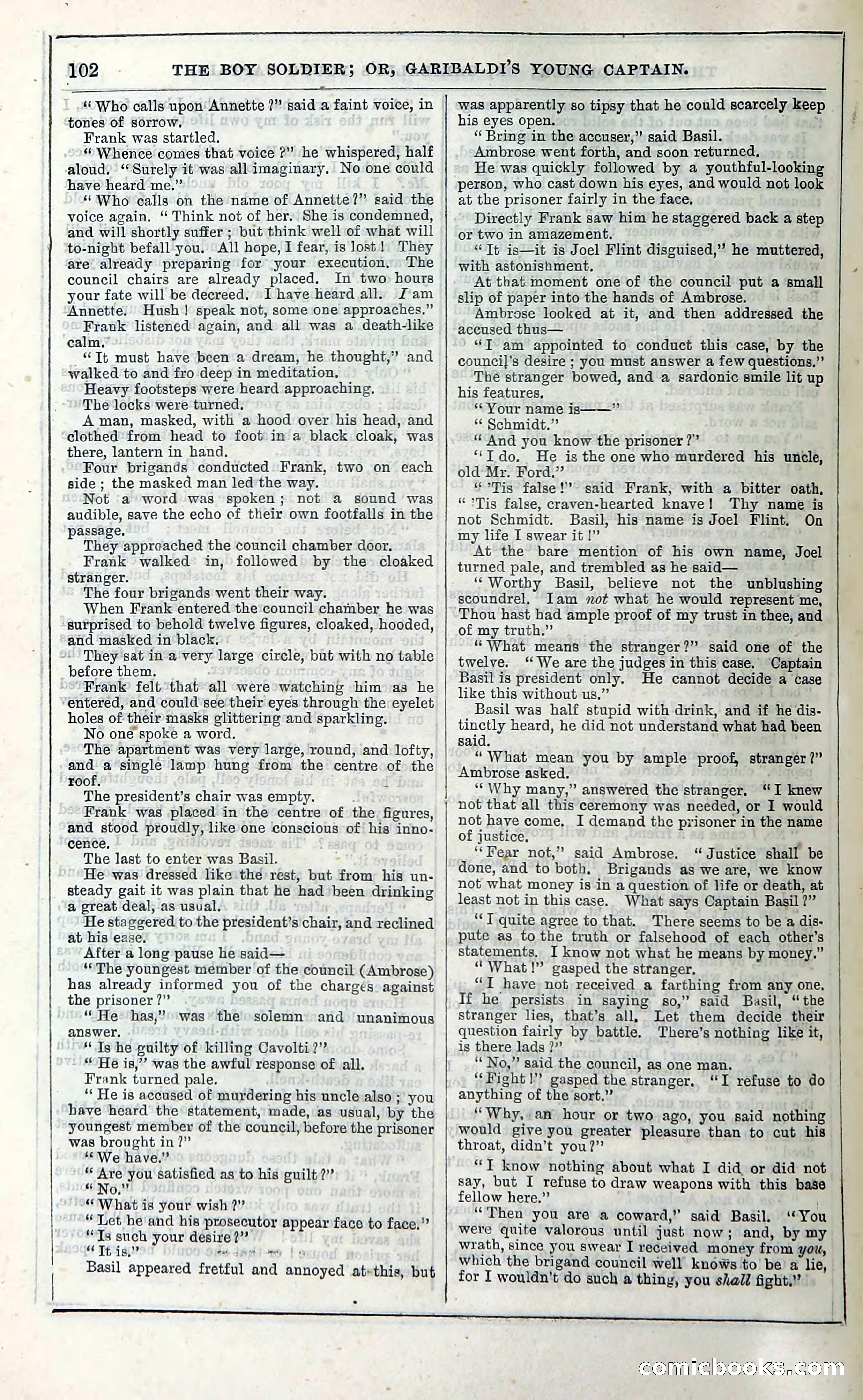 The Boy Soldier; Or, Garibaldi's Young Captain — page 108 of 390