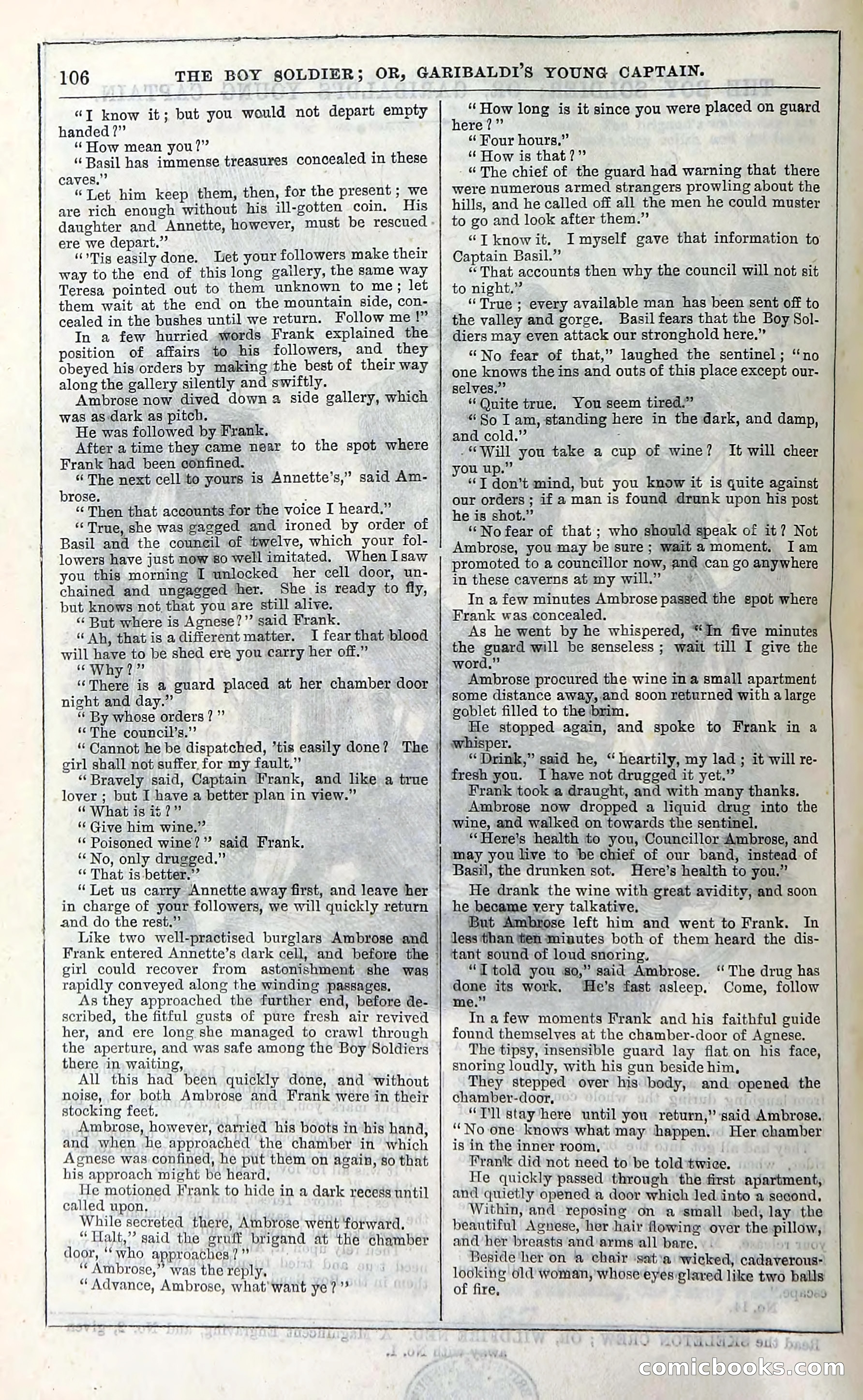 The Boy Soldier; Or, Garibaldi's Young Captain — page 112 of 390