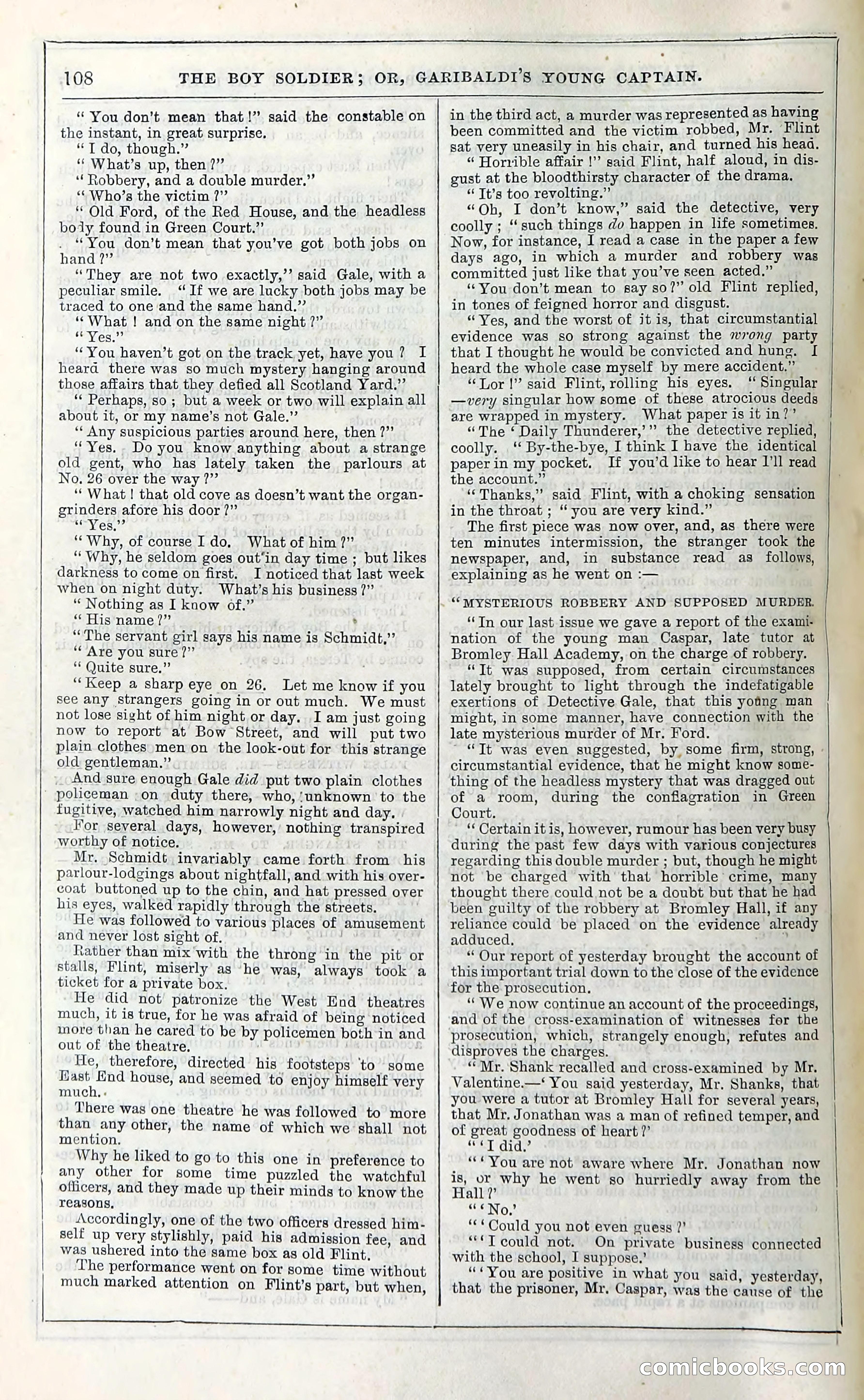 The Boy Soldier; Or, Garibaldi's Young Captain — page 114 of 390