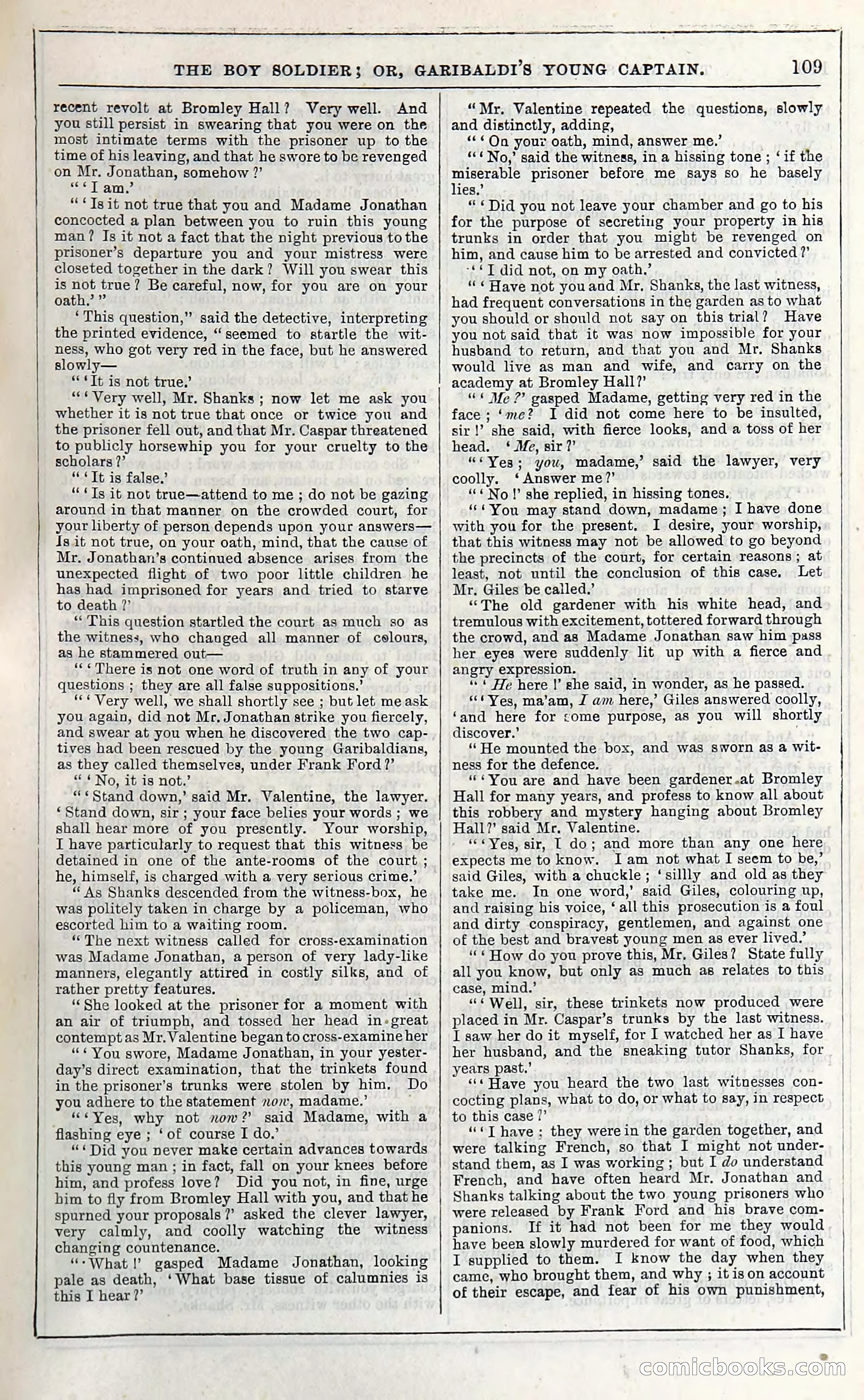 The Boy Soldier; Or, Garibaldi's Young Captain — page 115 of 390