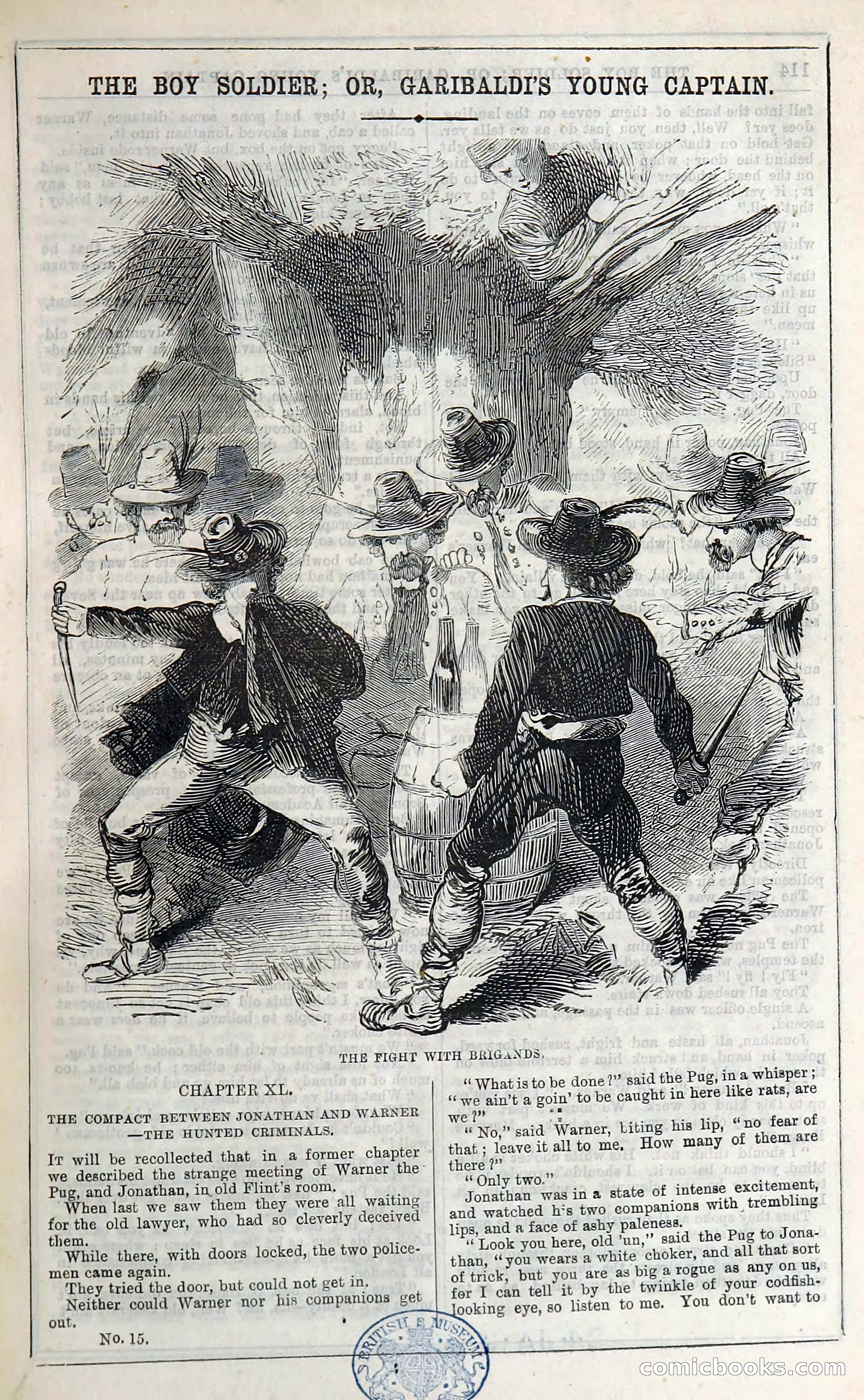 The Boy Soldier; Or, Garibaldi's Young Captain — page 119 of 390