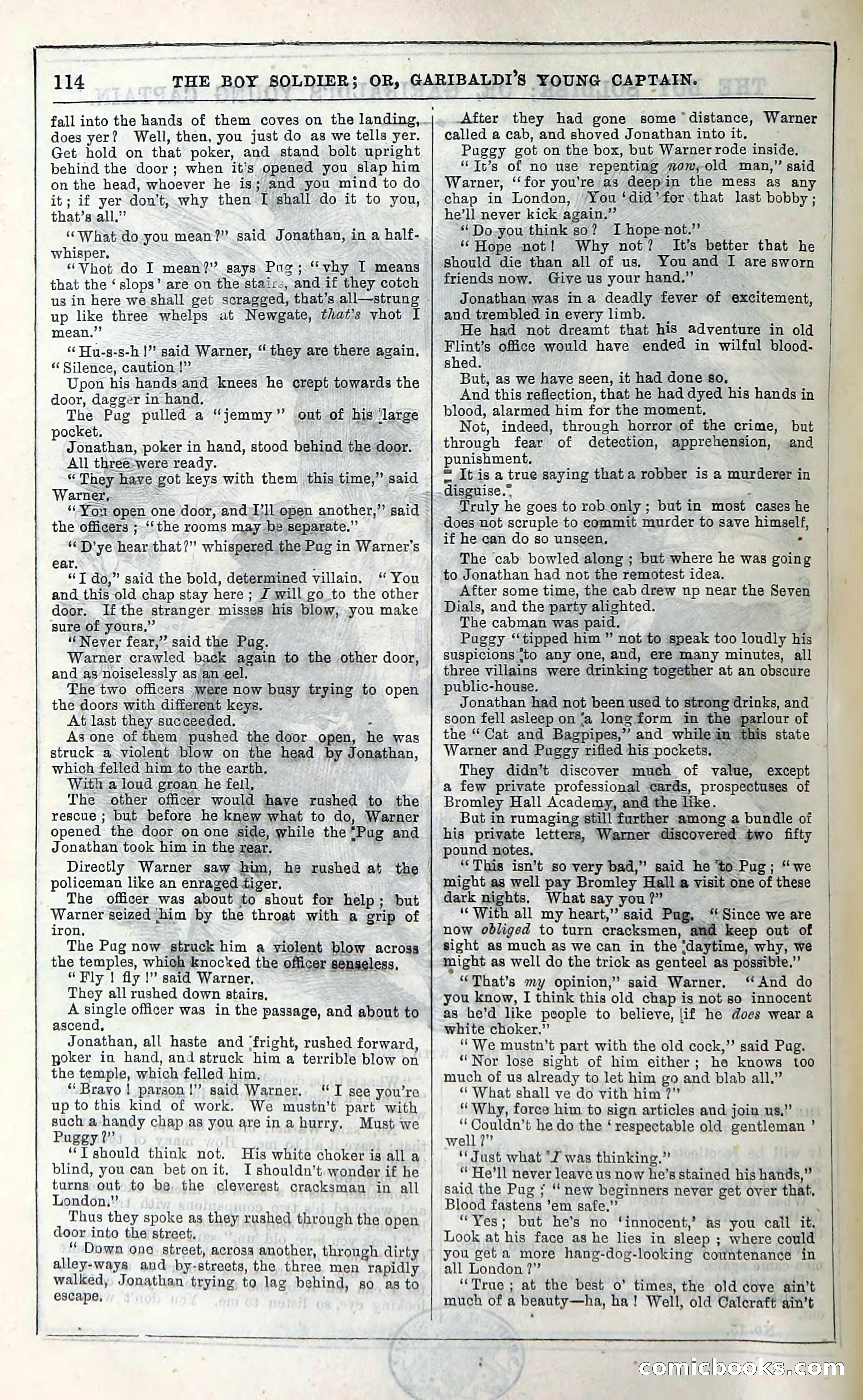 The Boy Soldier; Or, Garibaldi's Young Captain — page 120 of 390