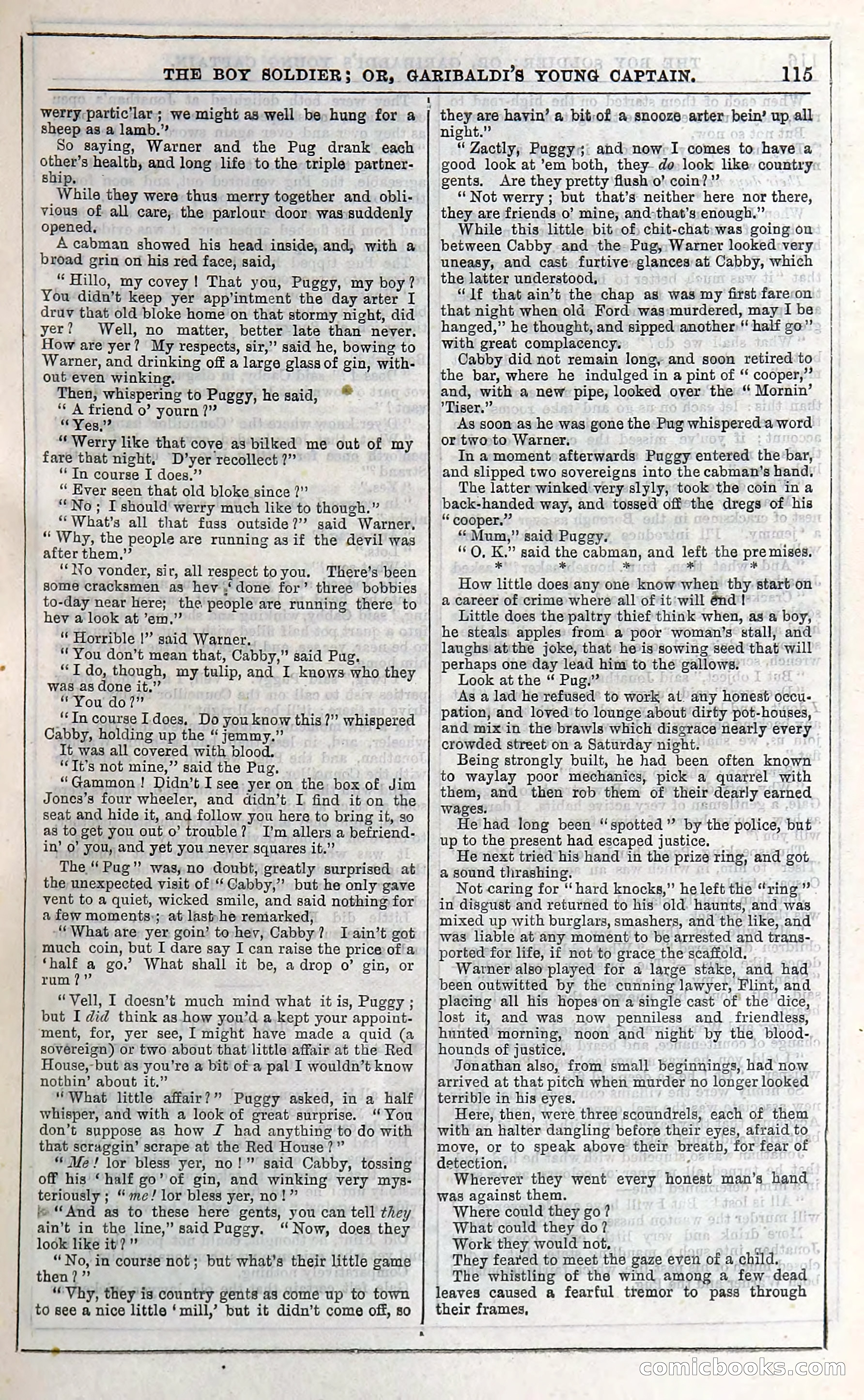 The Boy Soldier; Or, Garibaldi's Young Captain — page 121 of 390
