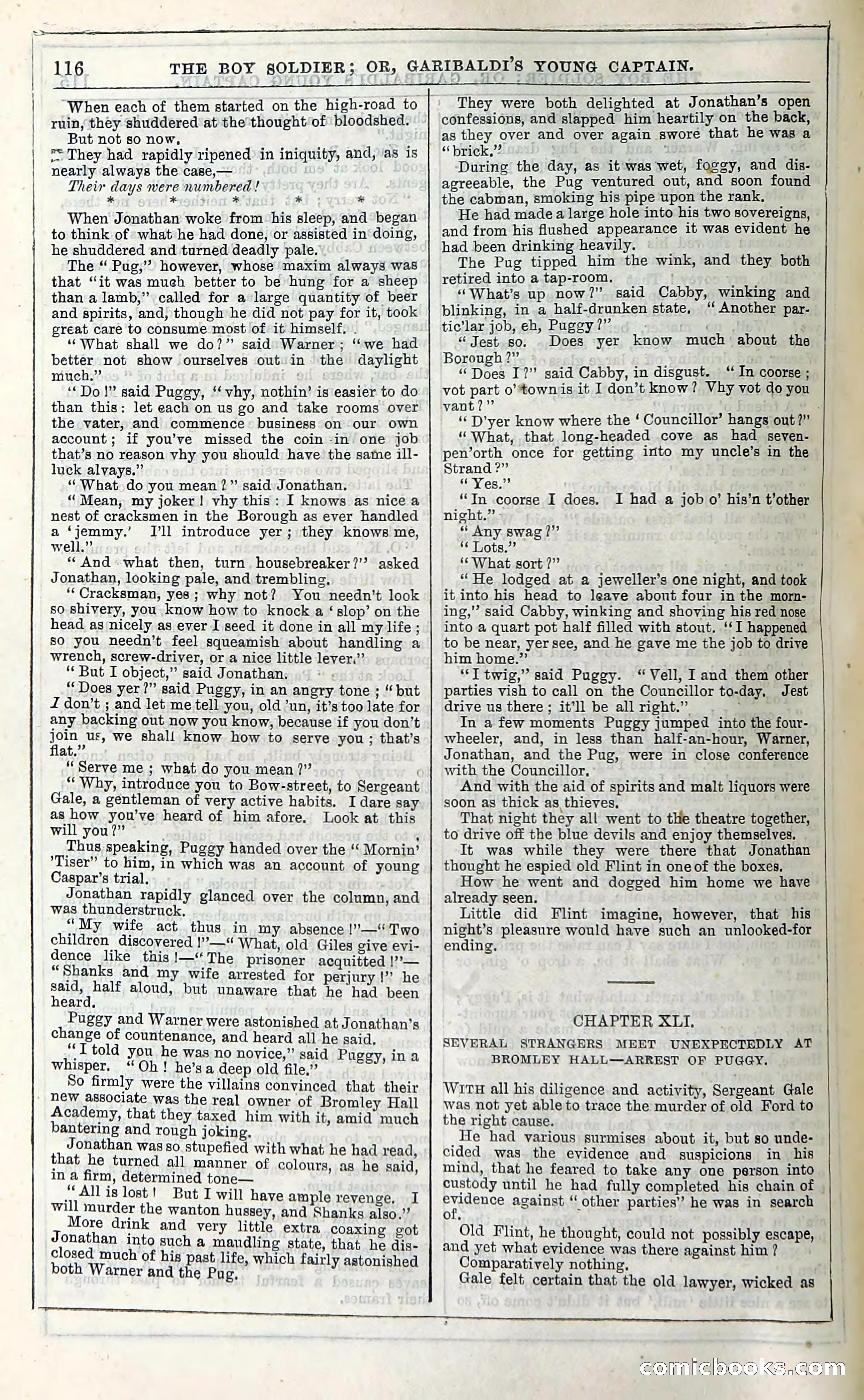 The Boy Soldier; Or, Garibaldi's Young Captain — page 122 of 390