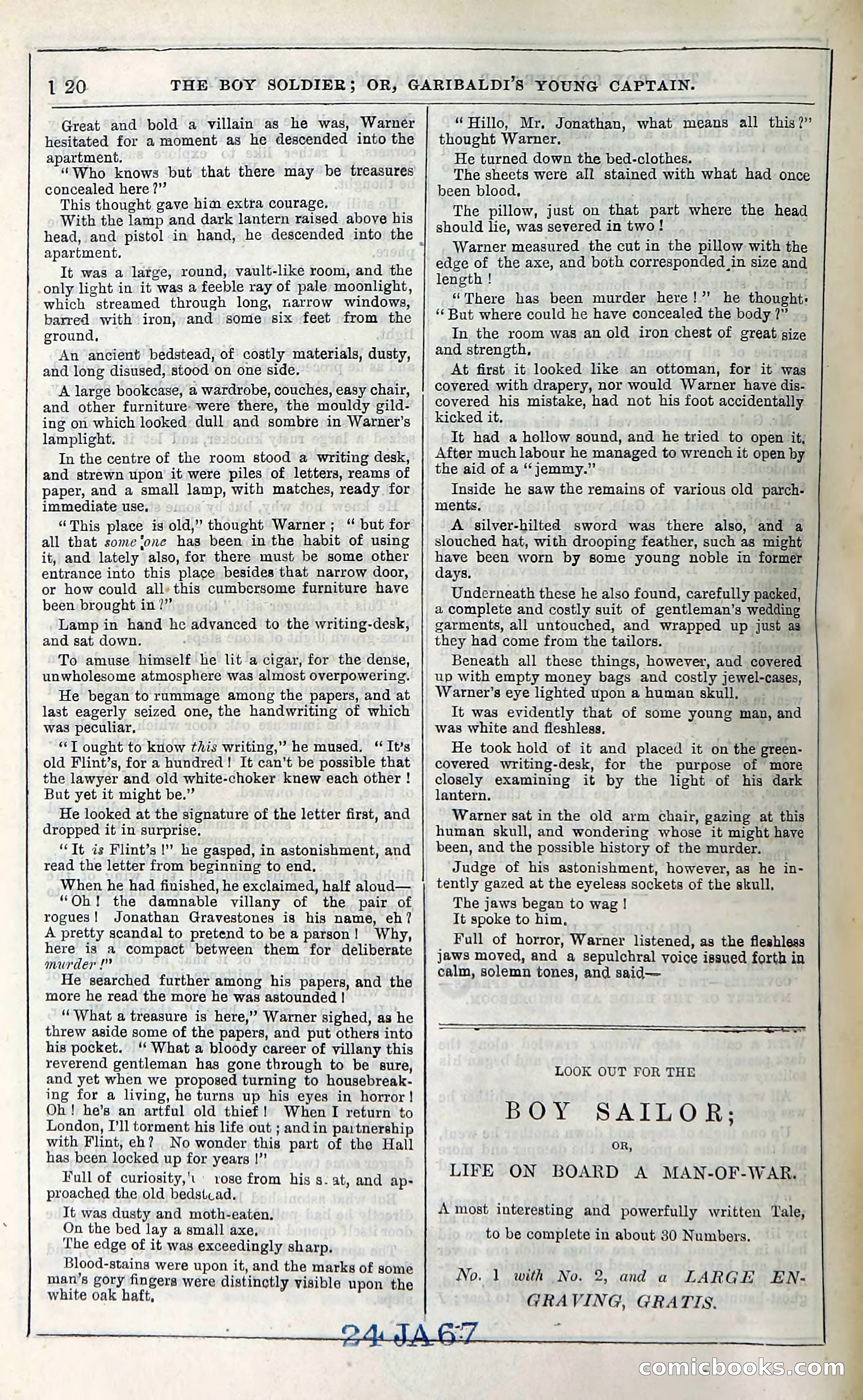 The Boy Soldier; Or, Garibaldi's Young Captain — page 126 of 390