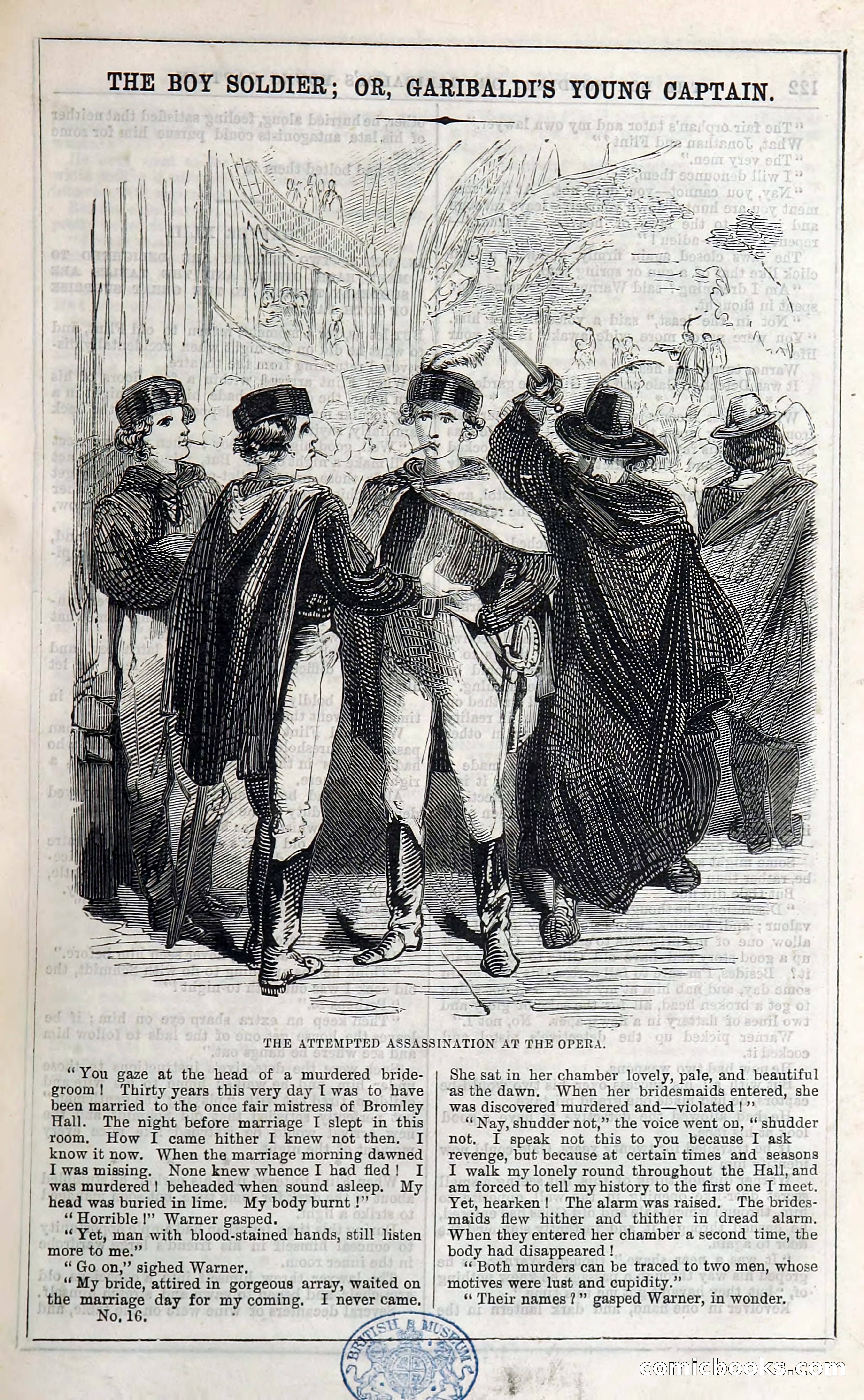 The Boy Soldier; Or, Garibaldi's Young Captain — page 127 of 390