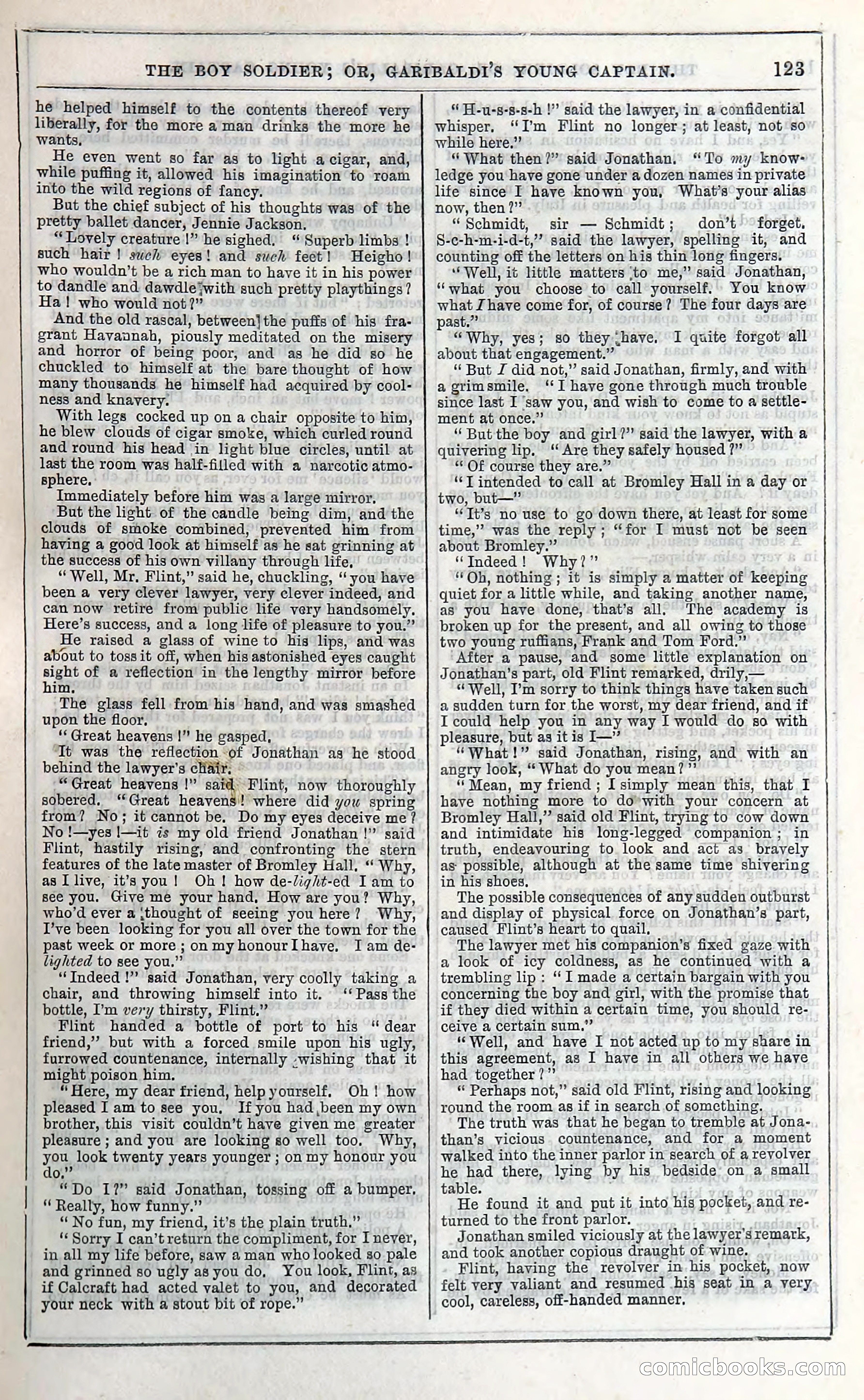 The Boy Soldier; Or, Garibaldi's Young Captain — page 129 of 390