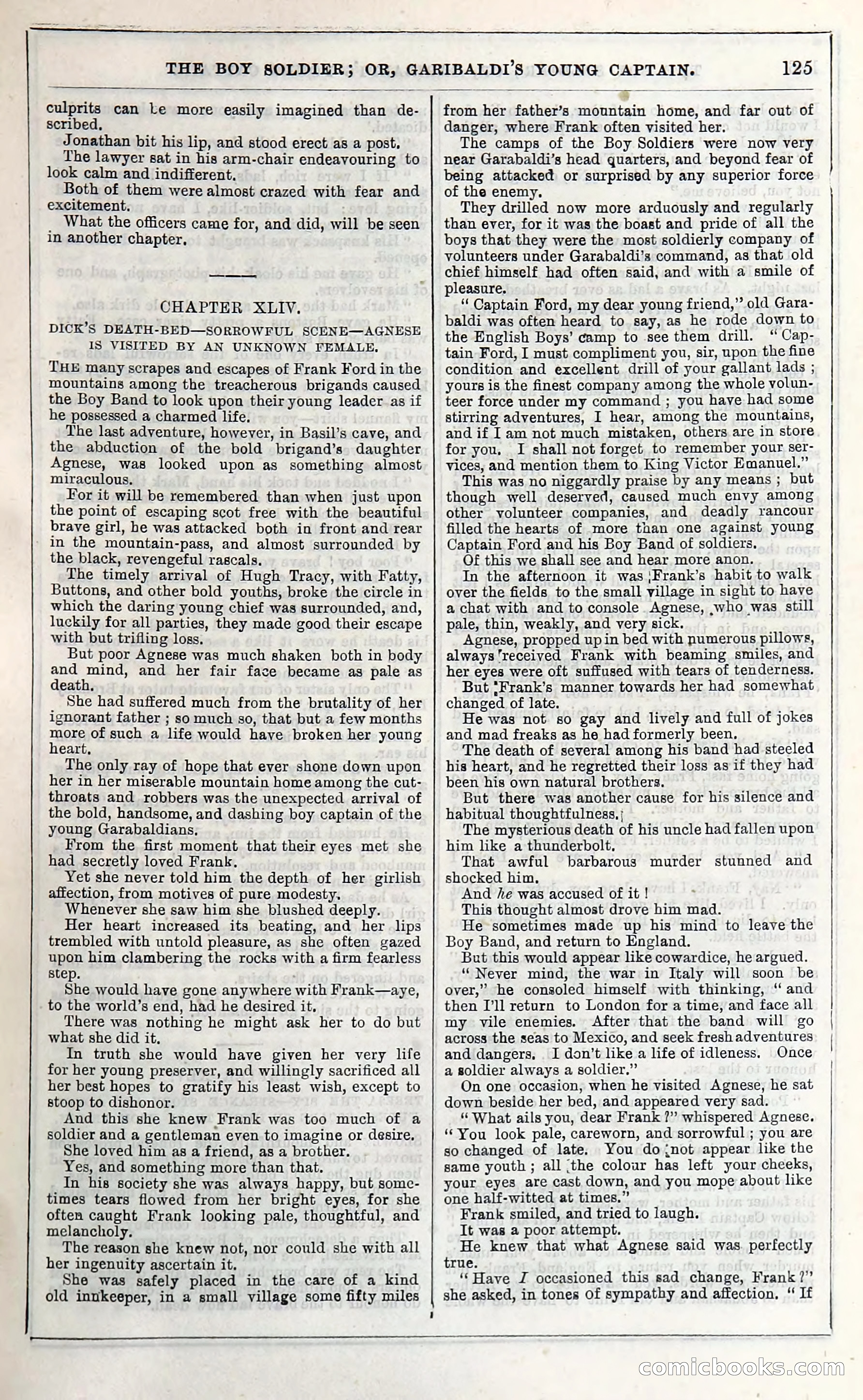 The Boy Soldier; Or, Garibaldi's Young Captain — page 131 of 390