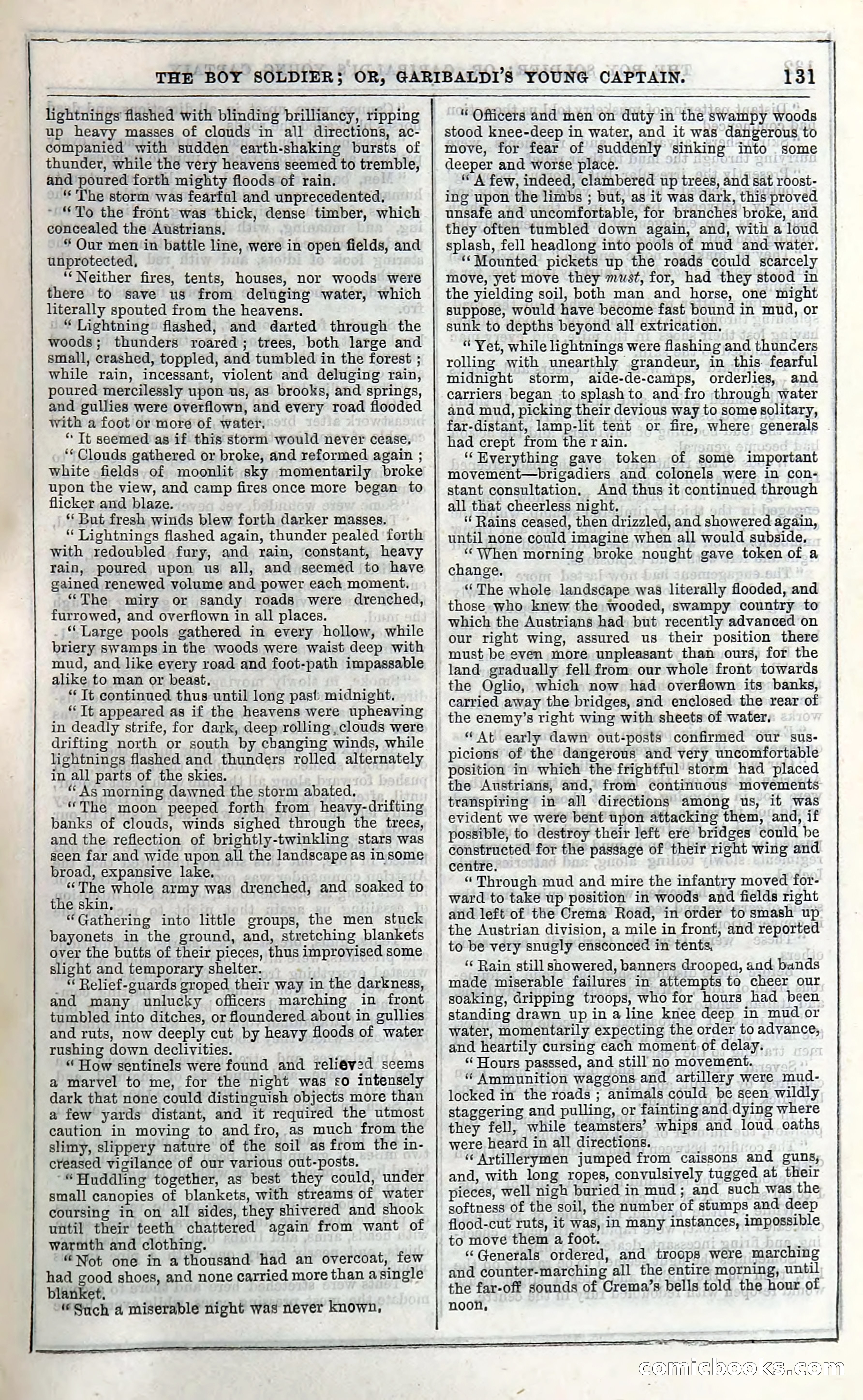 The Boy Soldier; Or, Garibaldi's Young Captain — page 137 of 390