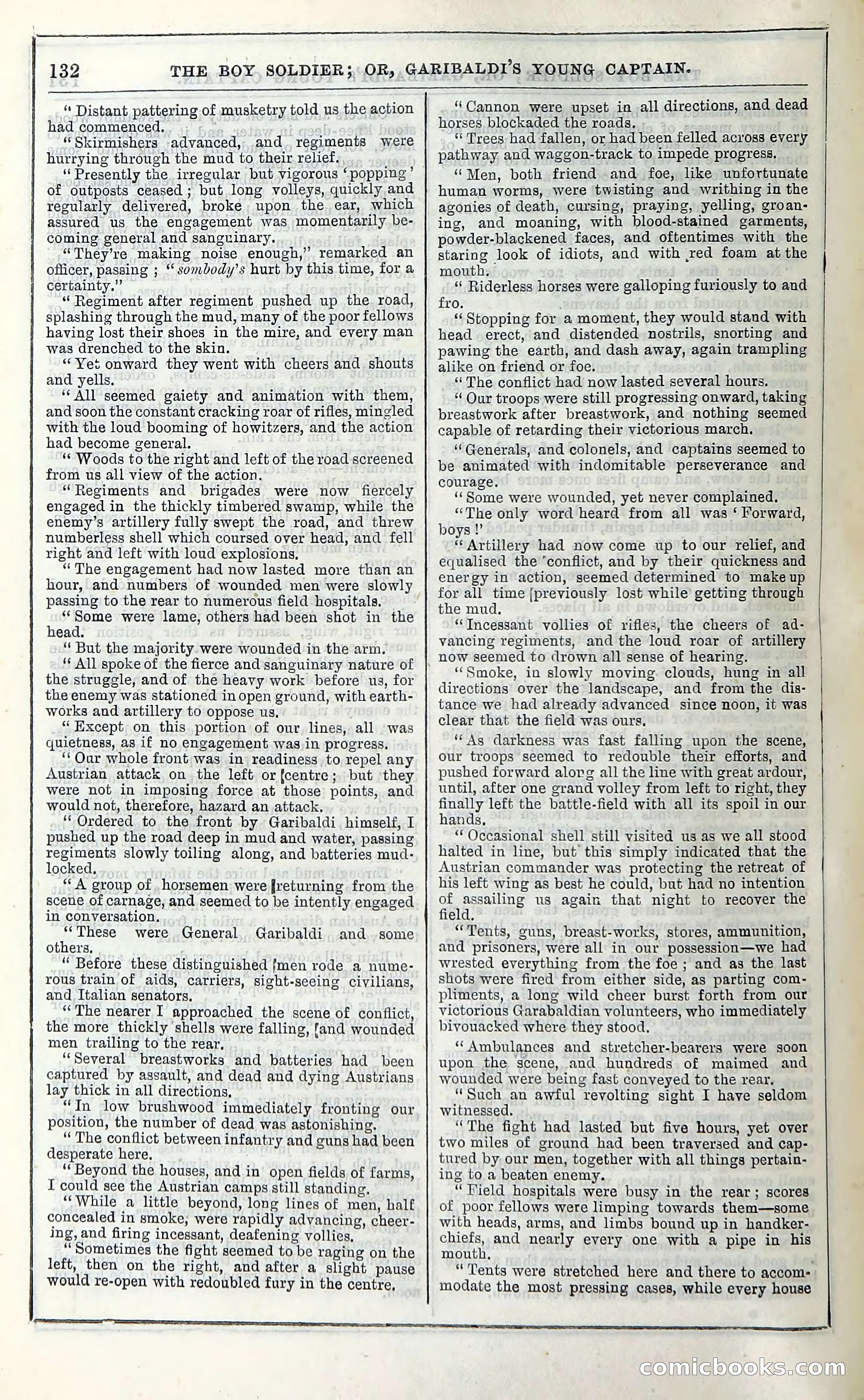 The Boy Soldier; Or, Garibaldi's Young Captain — page 138 of 390