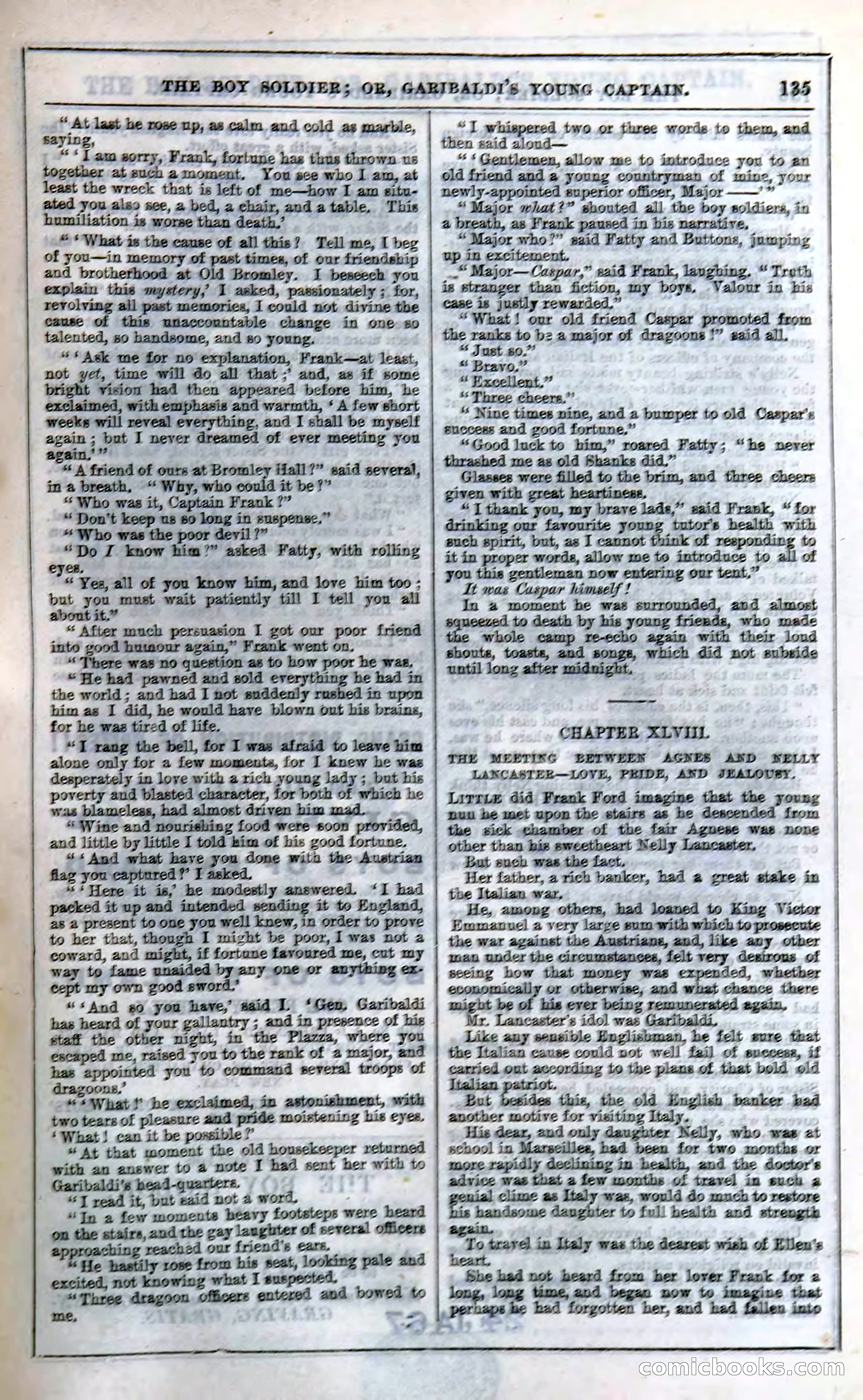 The Boy Soldier; Or, Garibaldi's Young Captain — page 141 of 390