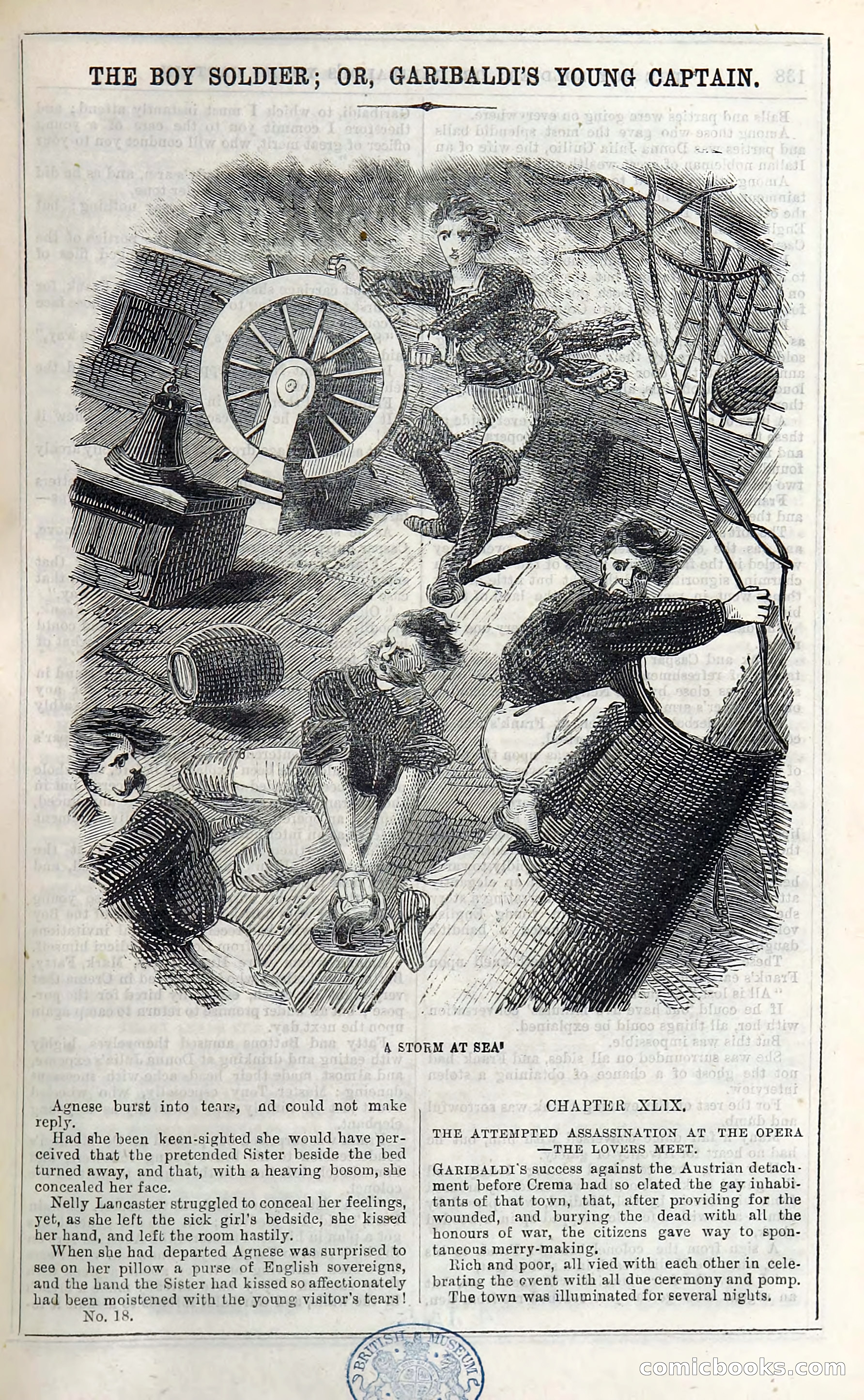The Boy Soldier; Or, Garibaldi's Young Captain — page 143 of 390