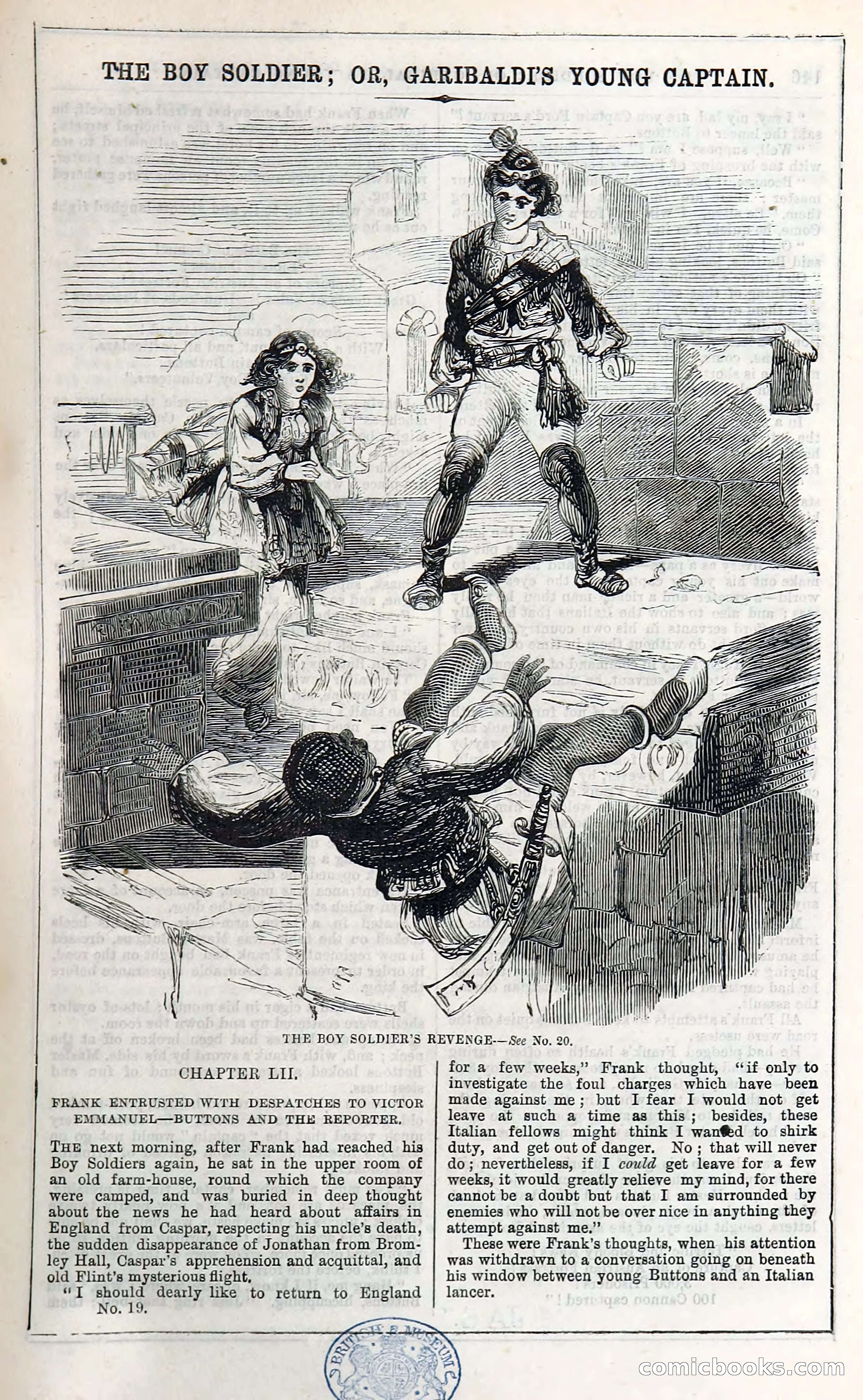 The Boy Soldier; Or, Garibaldi's Young Captain — page 151 of 390
