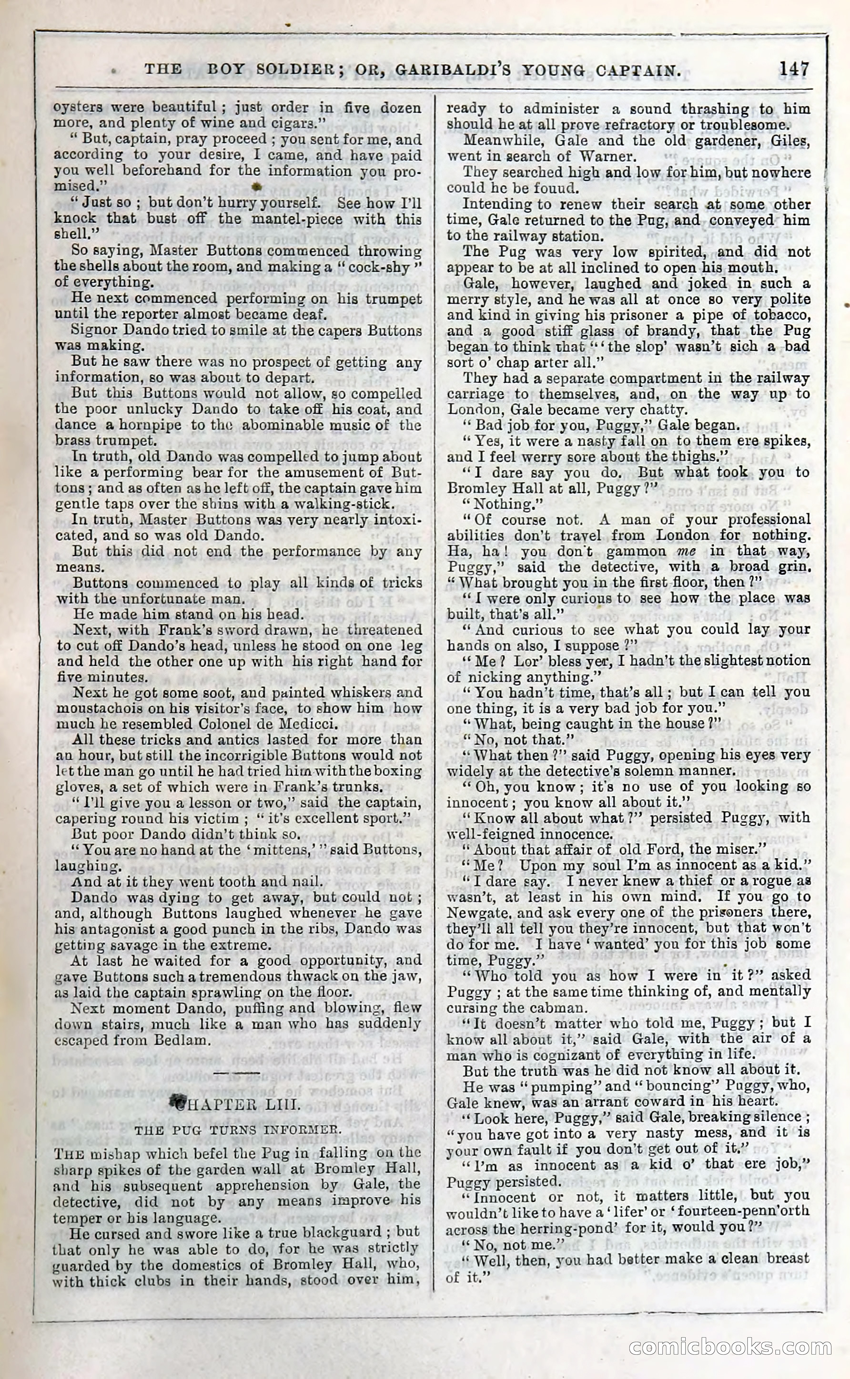 The Boy Soldier; Or, Garibaldi's Young Captain — page 153 of 390