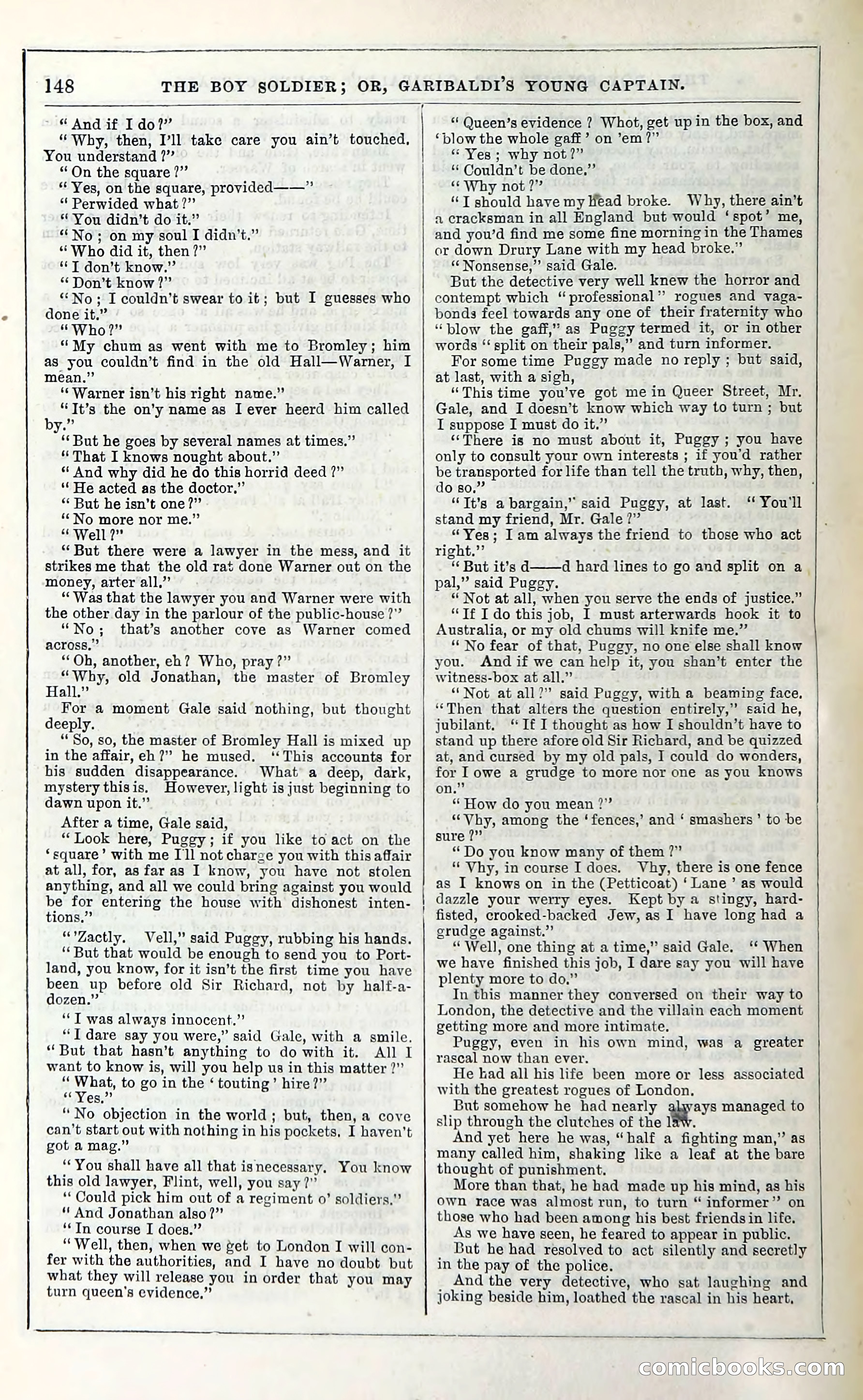 The Boy Soldier; Or, Garibaldi's Young Captain — page 154 of 390