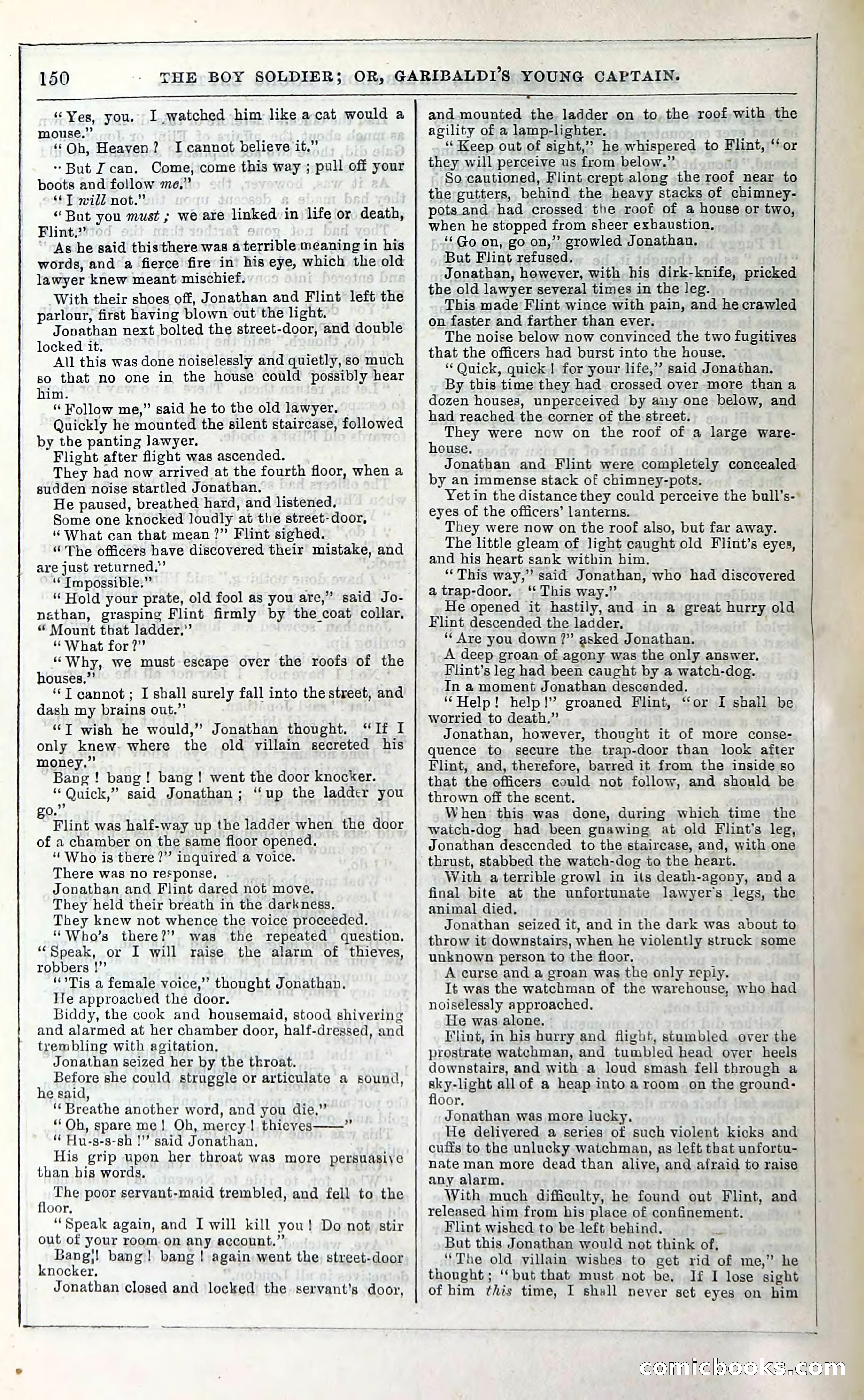 The Boy Soldier; Or, Garibaldi's Young Captain — page 156 of 390
