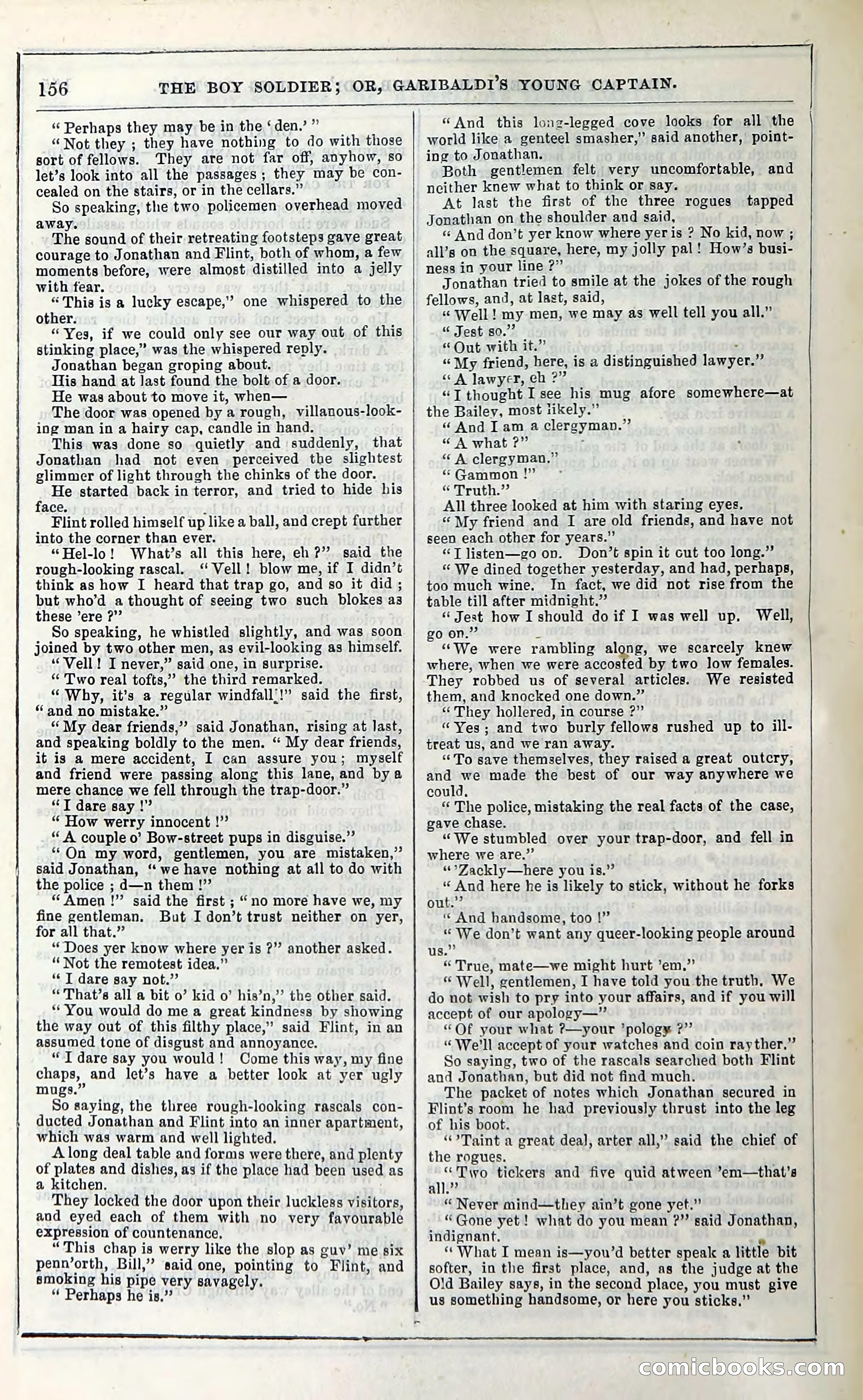The Boy Soldier; Or, Garibaldi's Young Captain — page 162 of 390