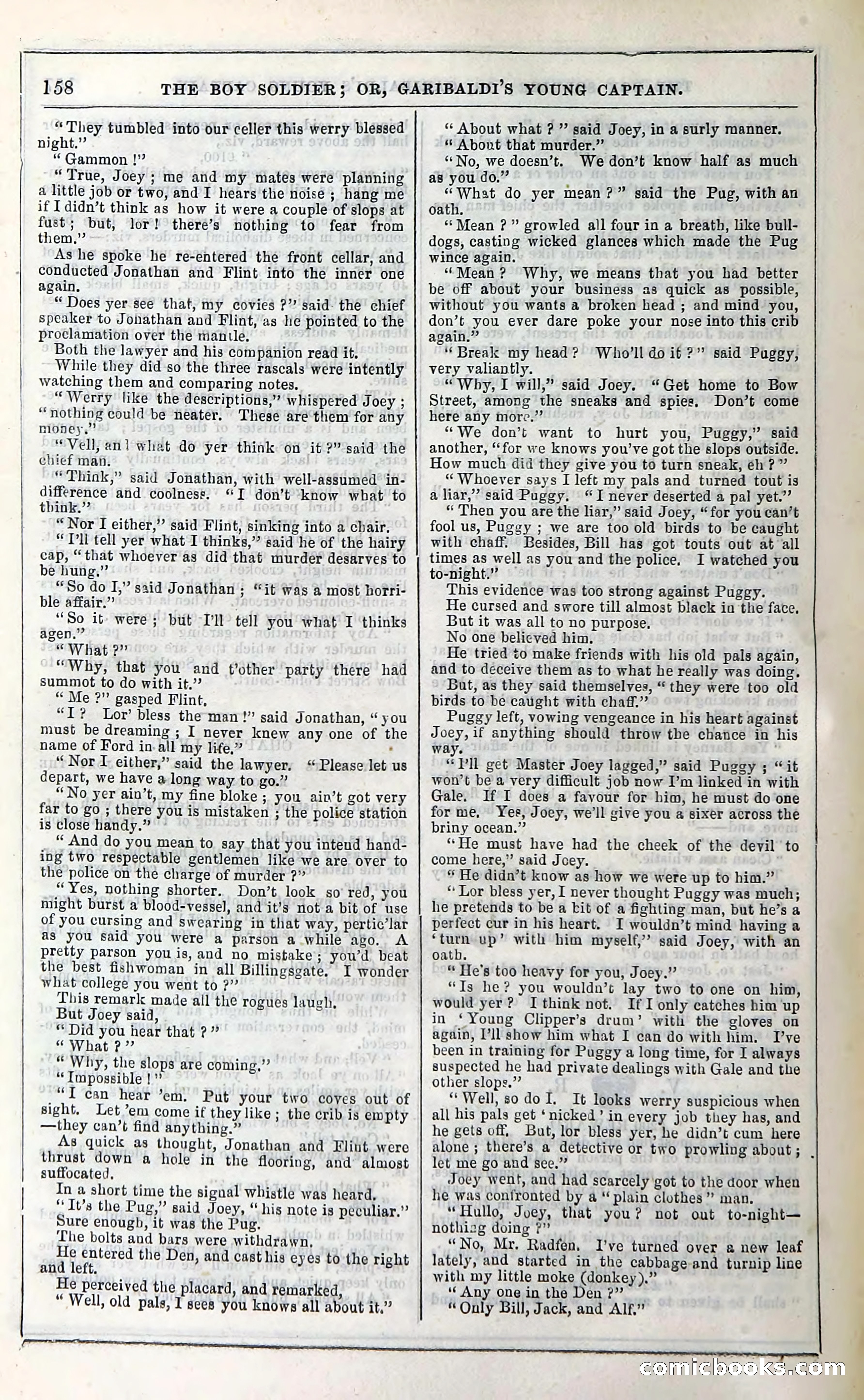 The Boy Soldier; Or, Garibaldi's Young Captain — page 164 of 390