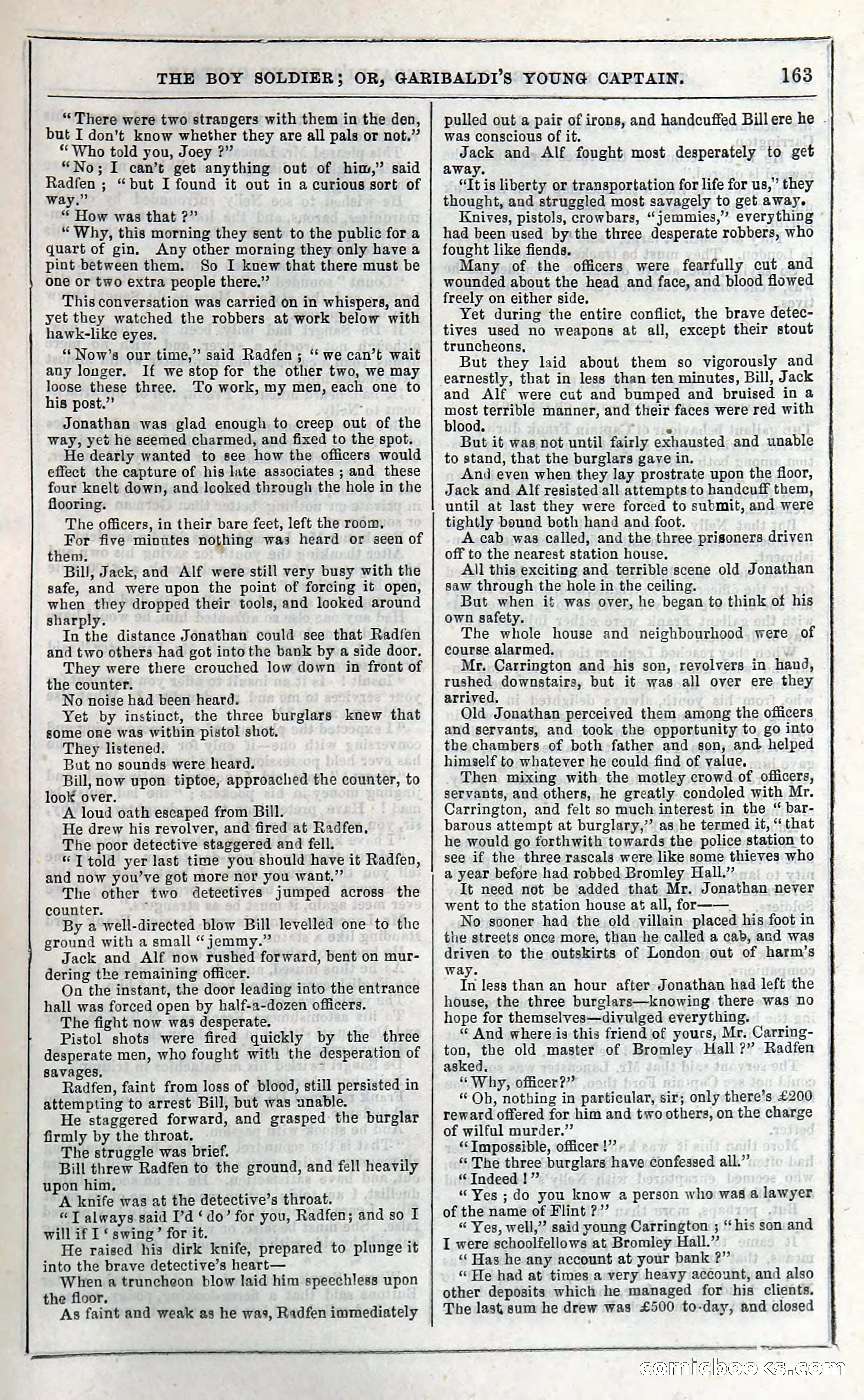 The Boy Soldier; Or, Garibaldi's Young Captain — page 169 of 390