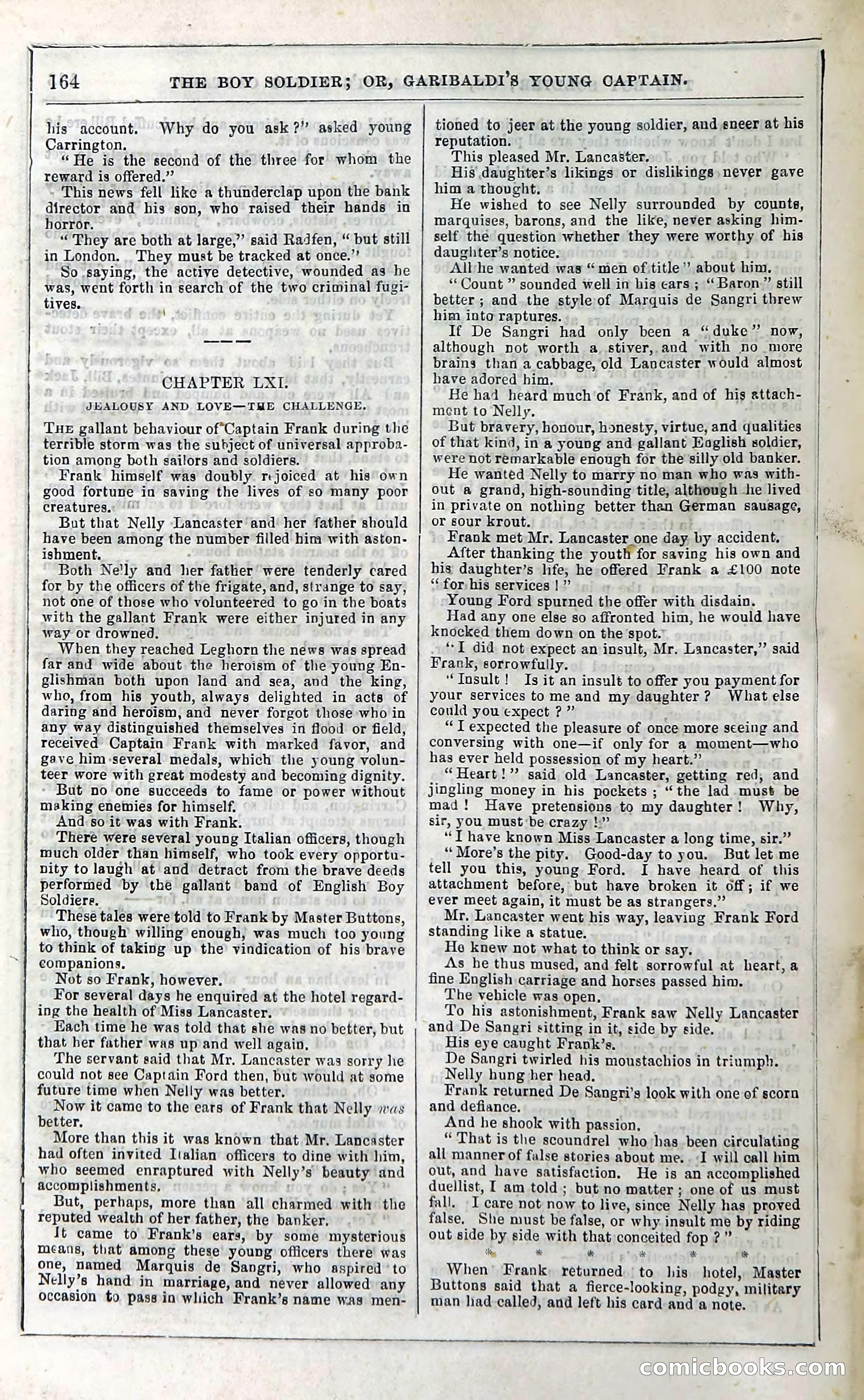 The Boy Soldier; Or, Garibaldi's Young Captain — page 170 of 390