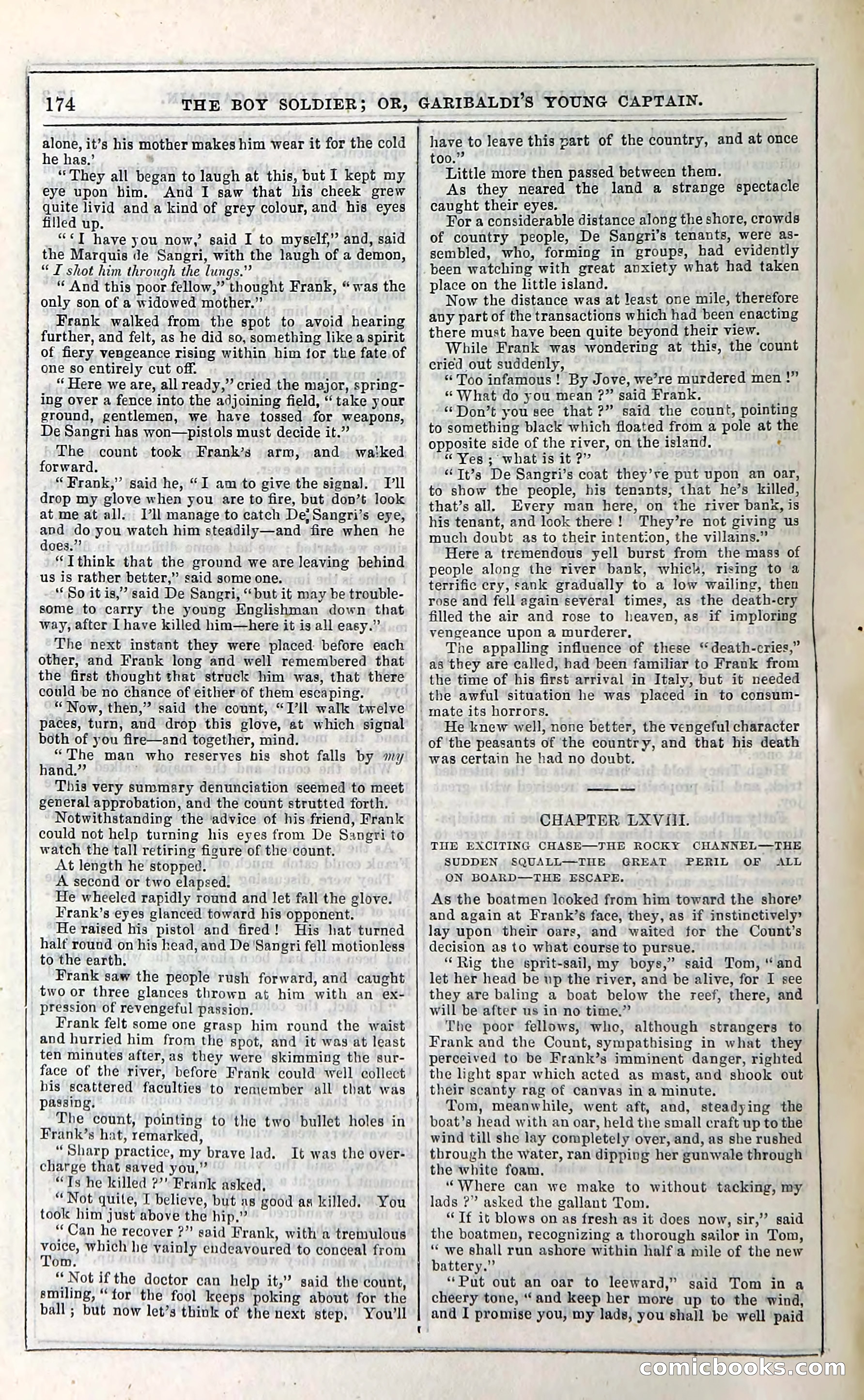 The Boy Soldier; Or, Garibaldi's Young Captain — page 180 of 390