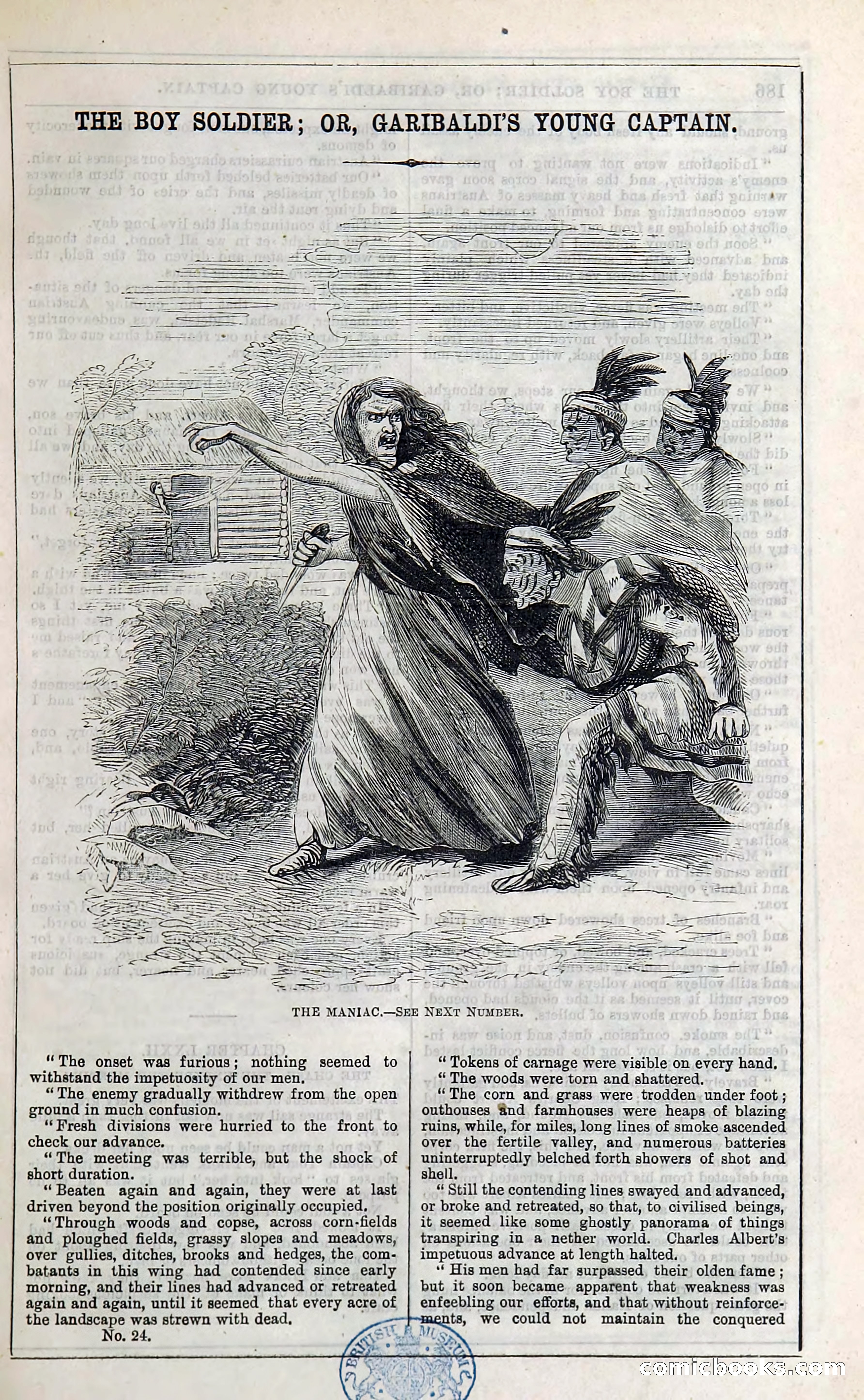 The Boy Soldier; Or, Garibaldi's Young Captain — page 191 of 390