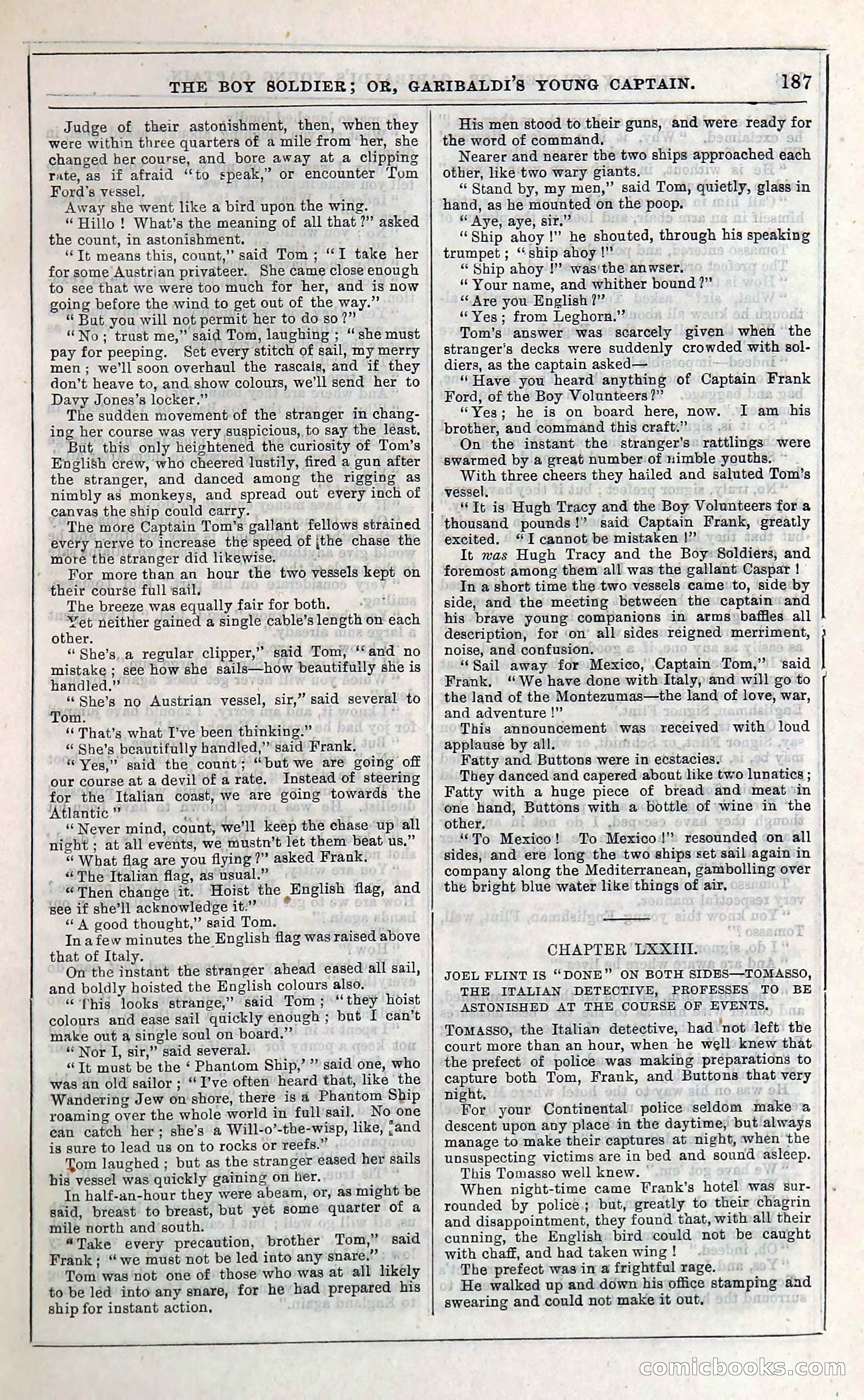 The Boy Soldier; Or, Garibaldi's Young Captain — page 193 of 390