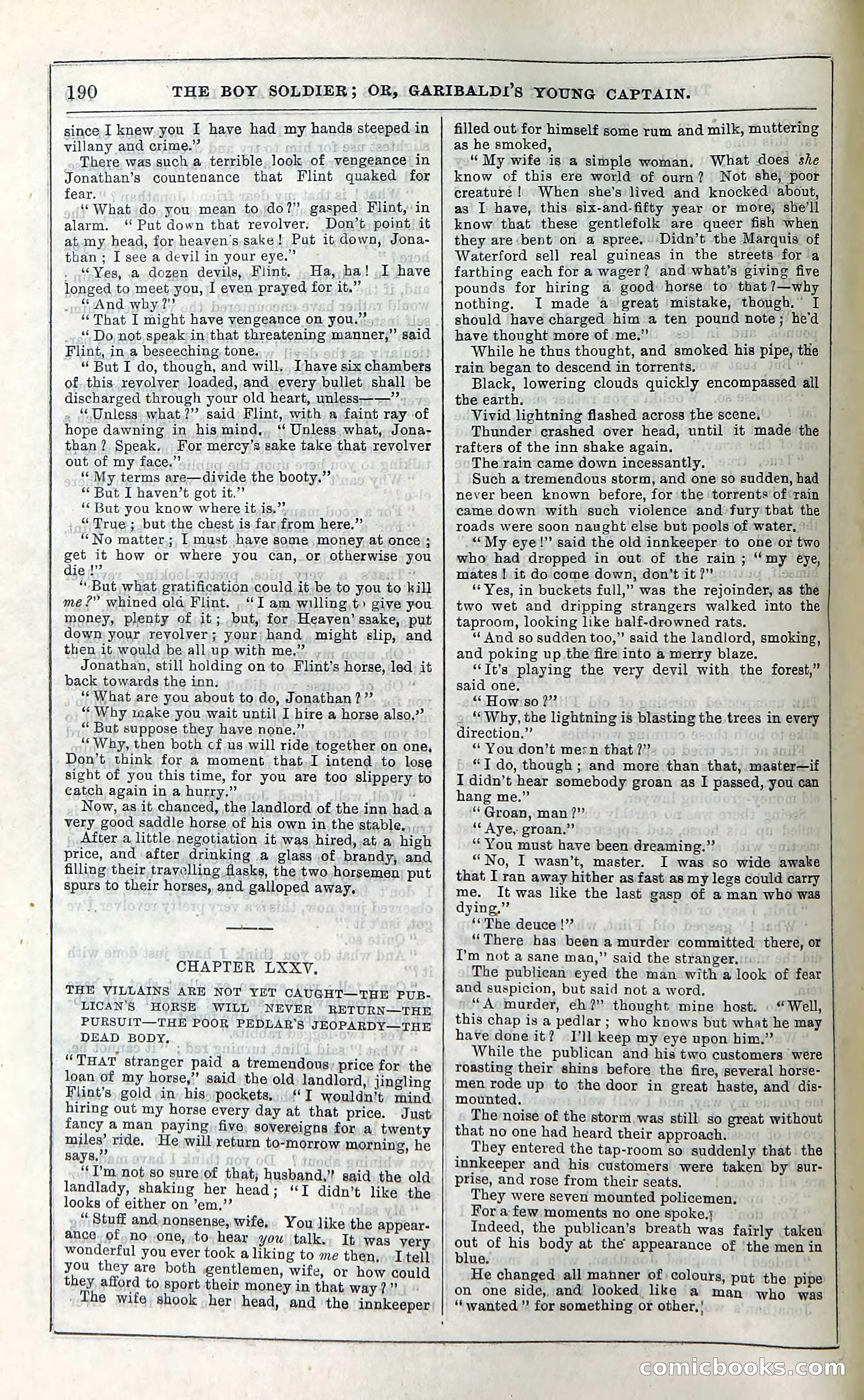 The Boy Soldier; Or, Garibaldi's Young Captain — page 196 of 390