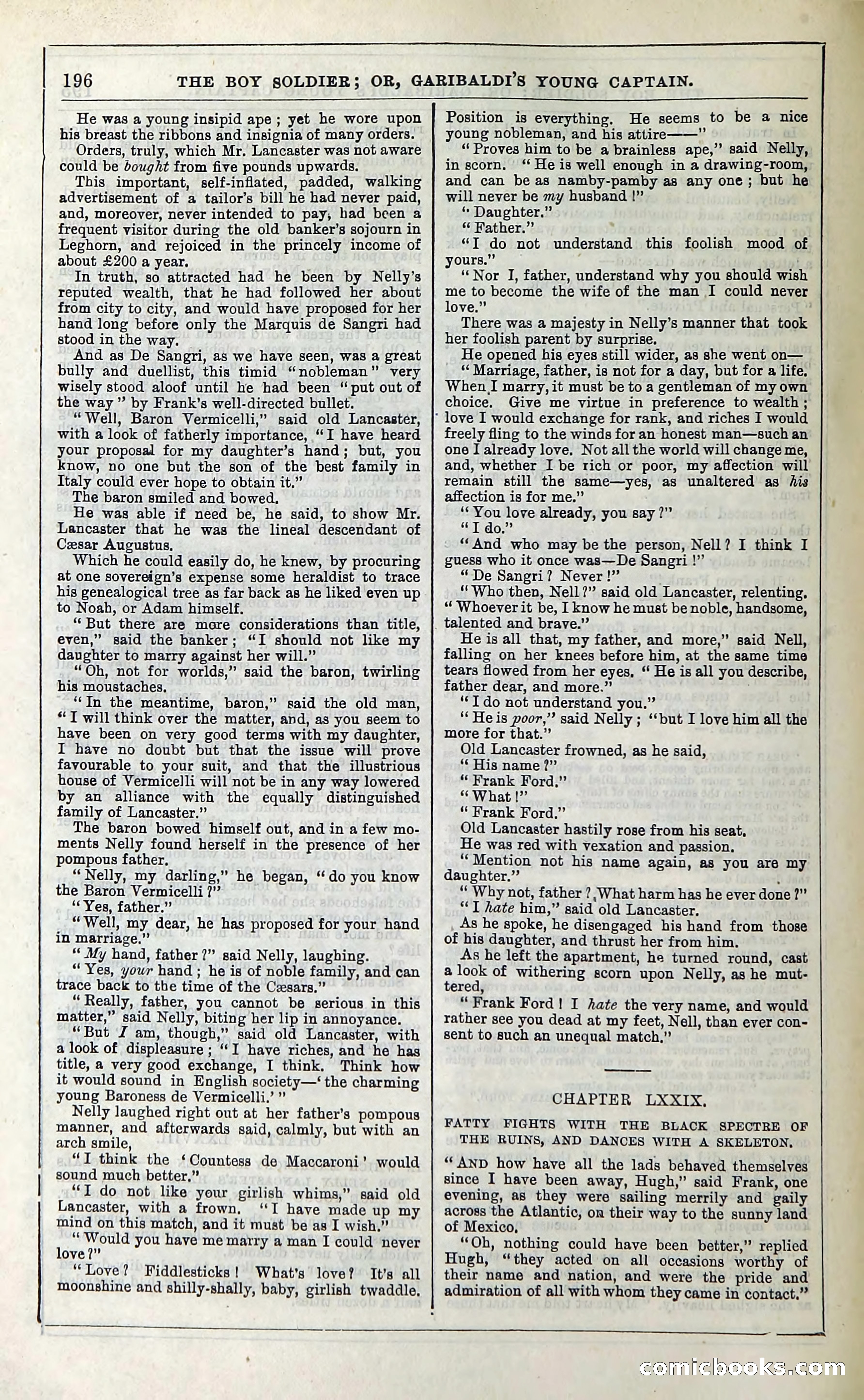 The Boy Soldier; Or, Garibaldi's Young Captain — page 202 of 390