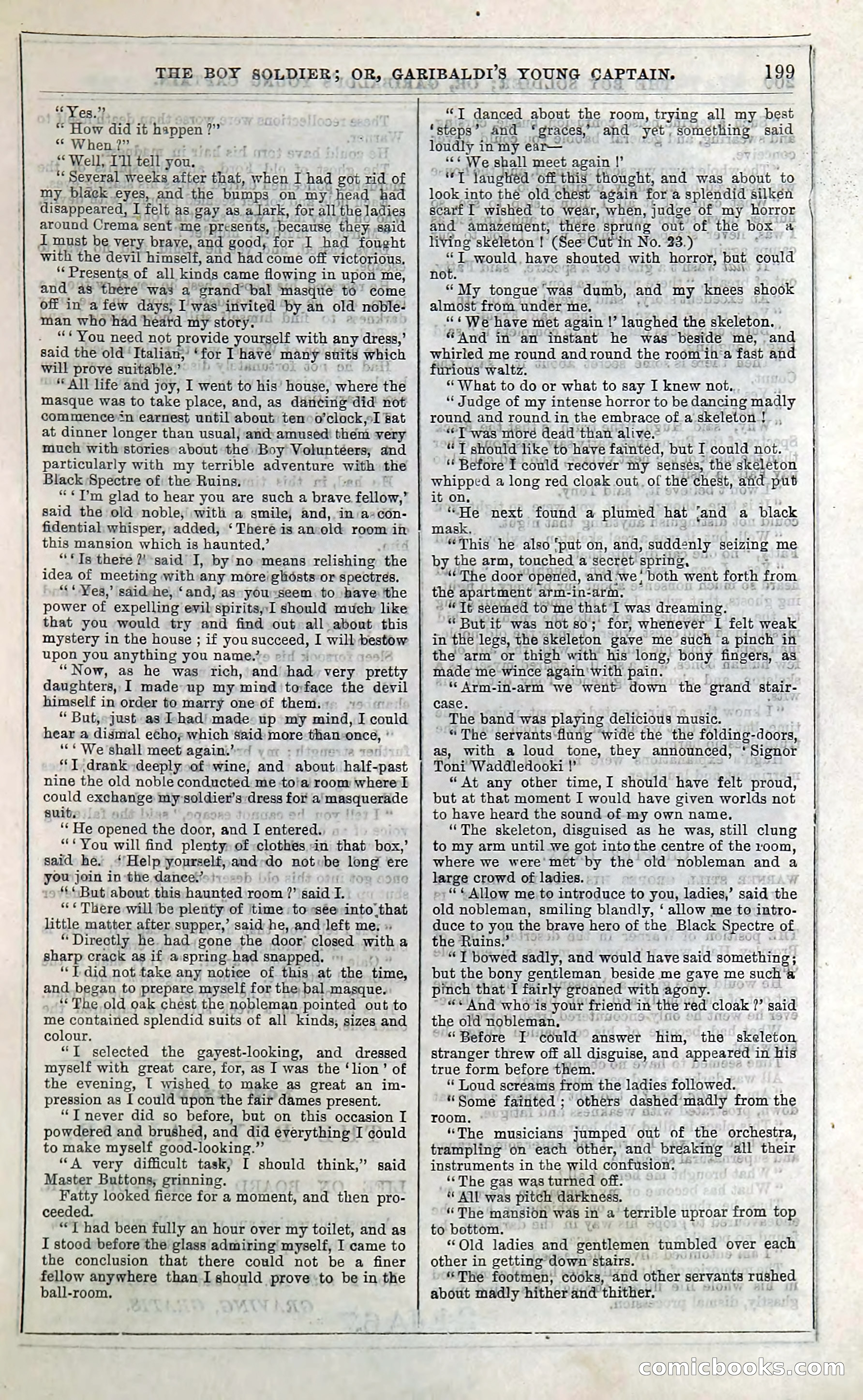 The Boy Soldier; Or, Garibaldi's Young Captain — page 205 of 390