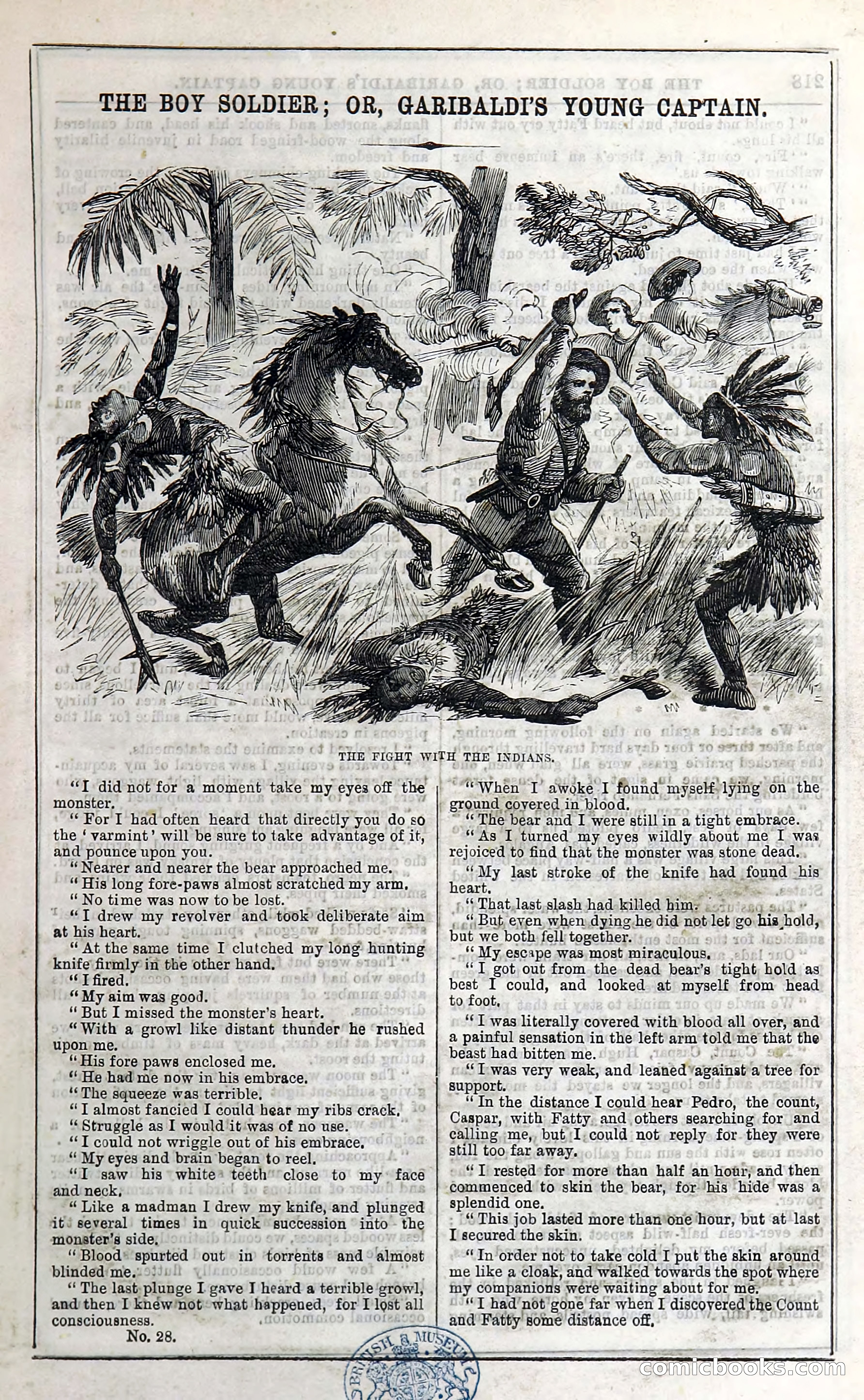 The Boy Soldier; Or, Garibaldi's Young Captain — page 223 of 390