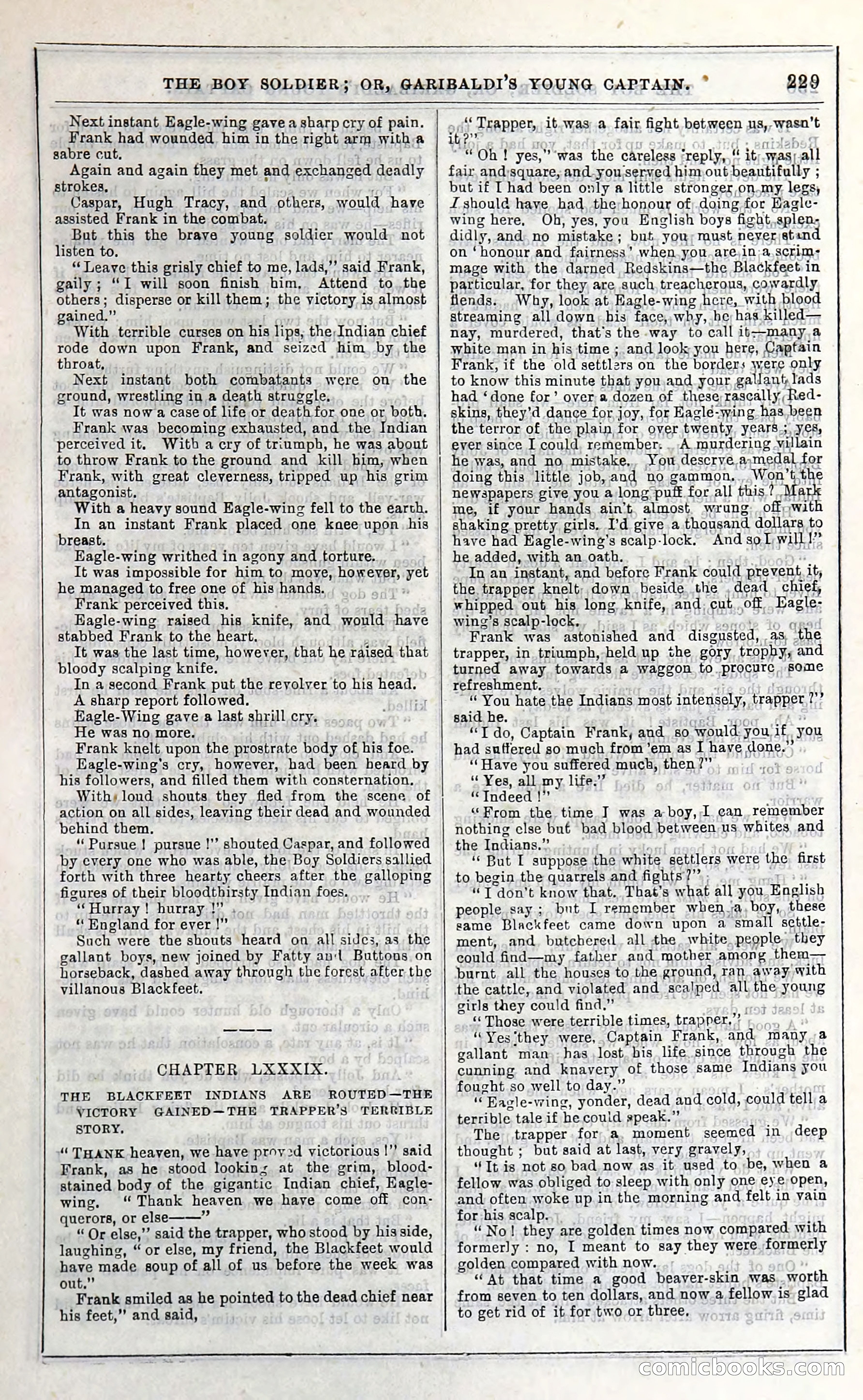The Boy Soldier; Or, Garibaldi's Young Captain — page 235 of 390
