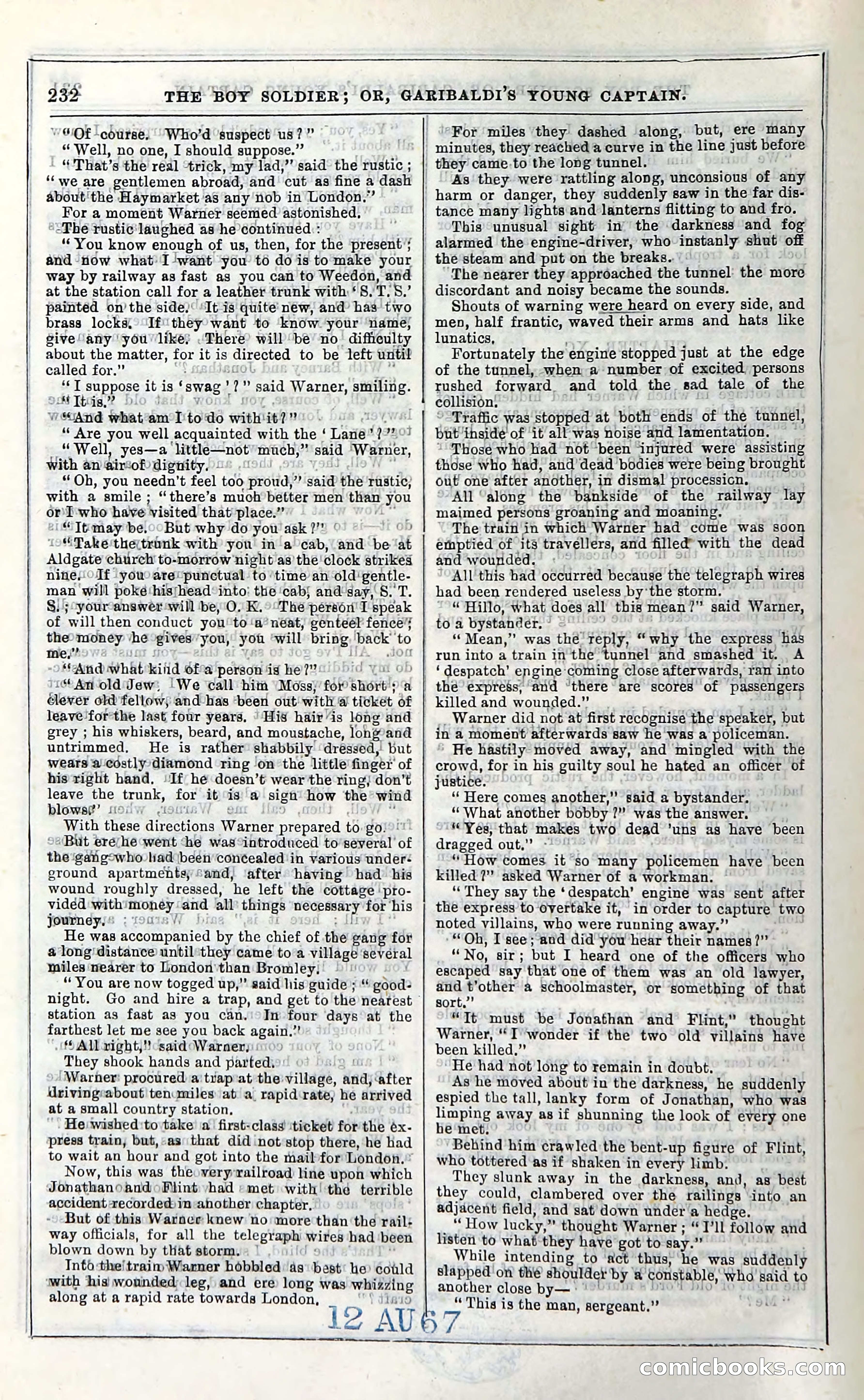 The Boy Soldier; Or, Garibaldi's Young Captain — page 238 of 390