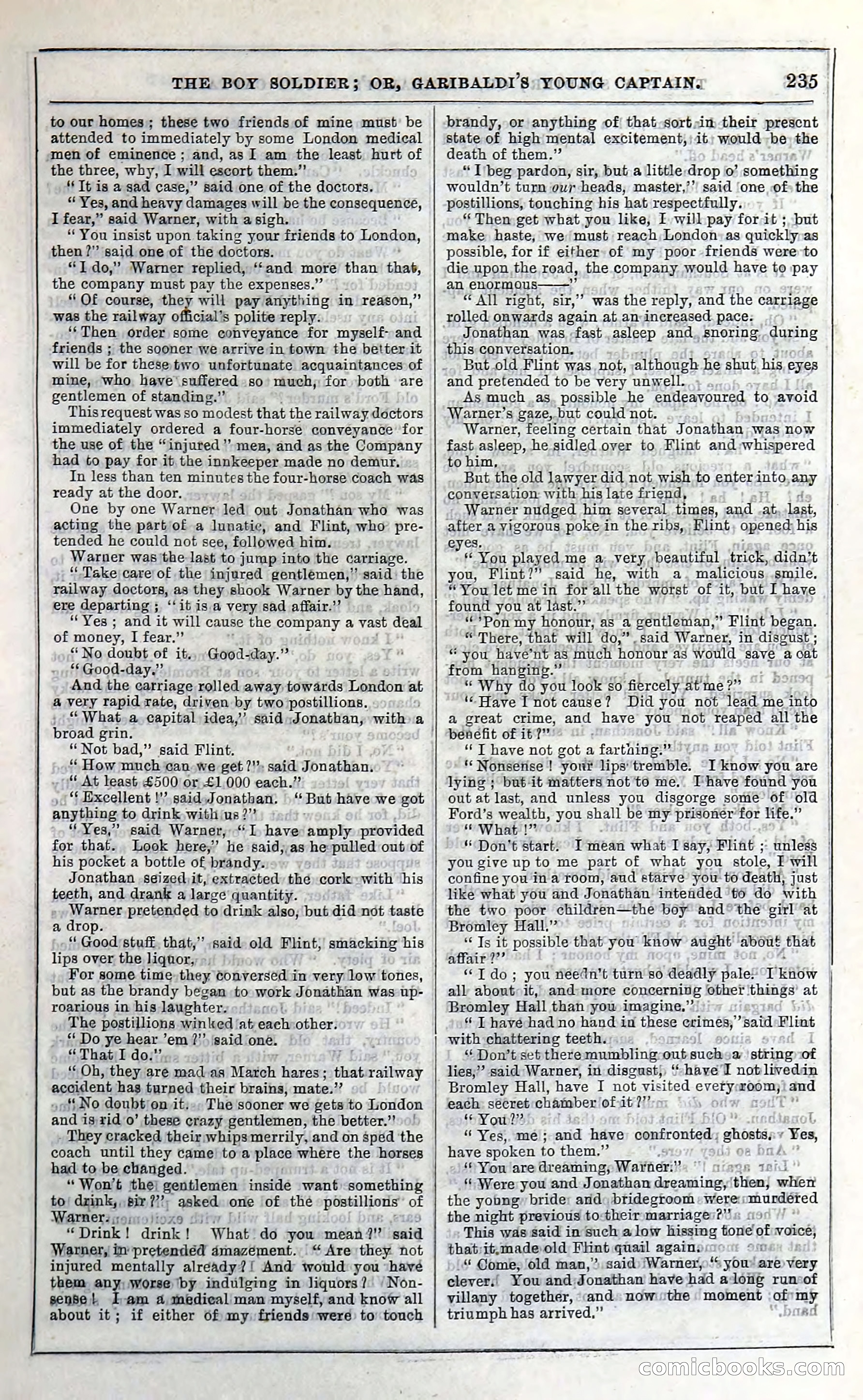 The Boy Soldier; Or, Garibaldi's Young Captain — page 241 of 390