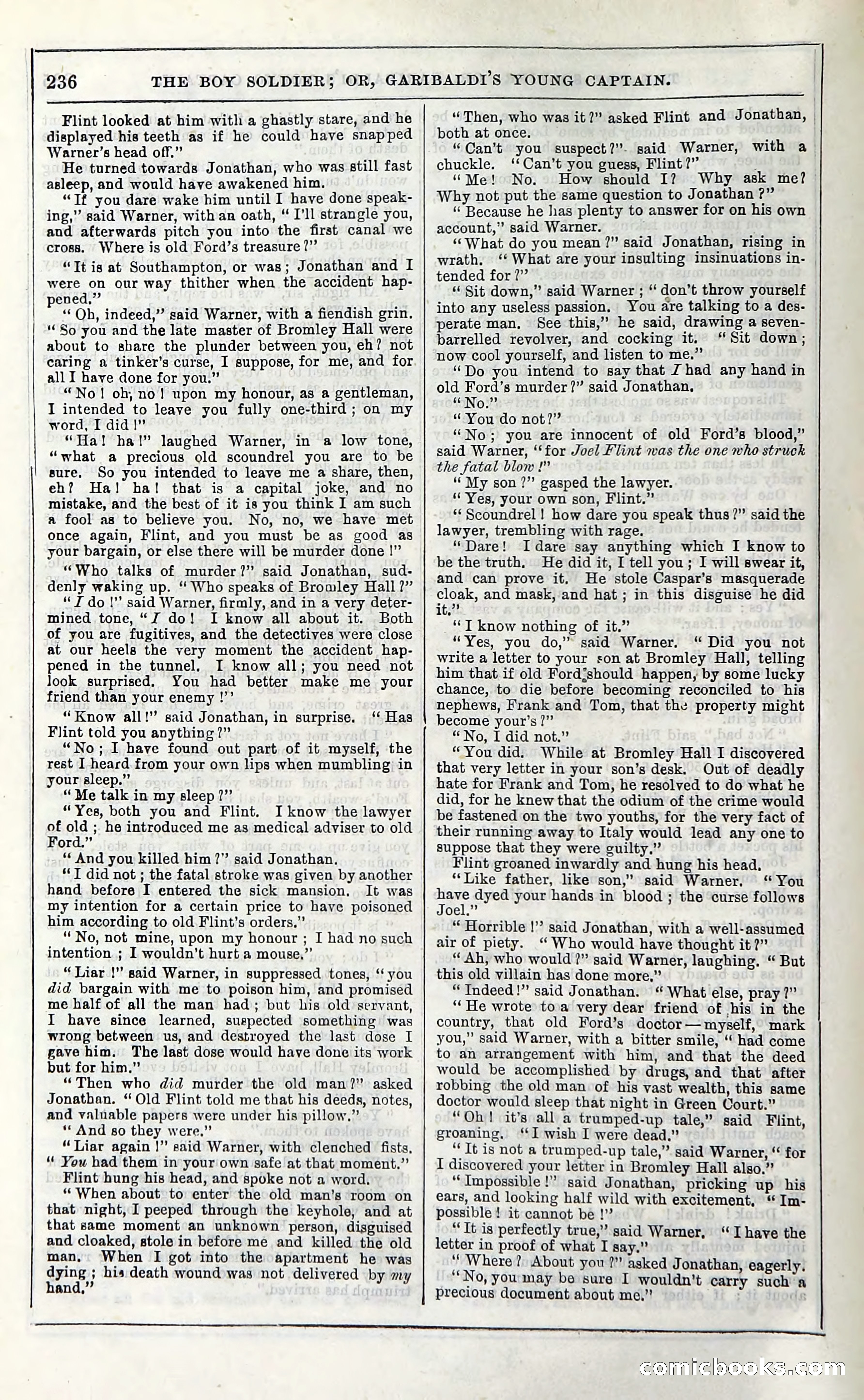 The Boy Soldier; Or, Garibaldi's Young Captain — page 242 of 390
