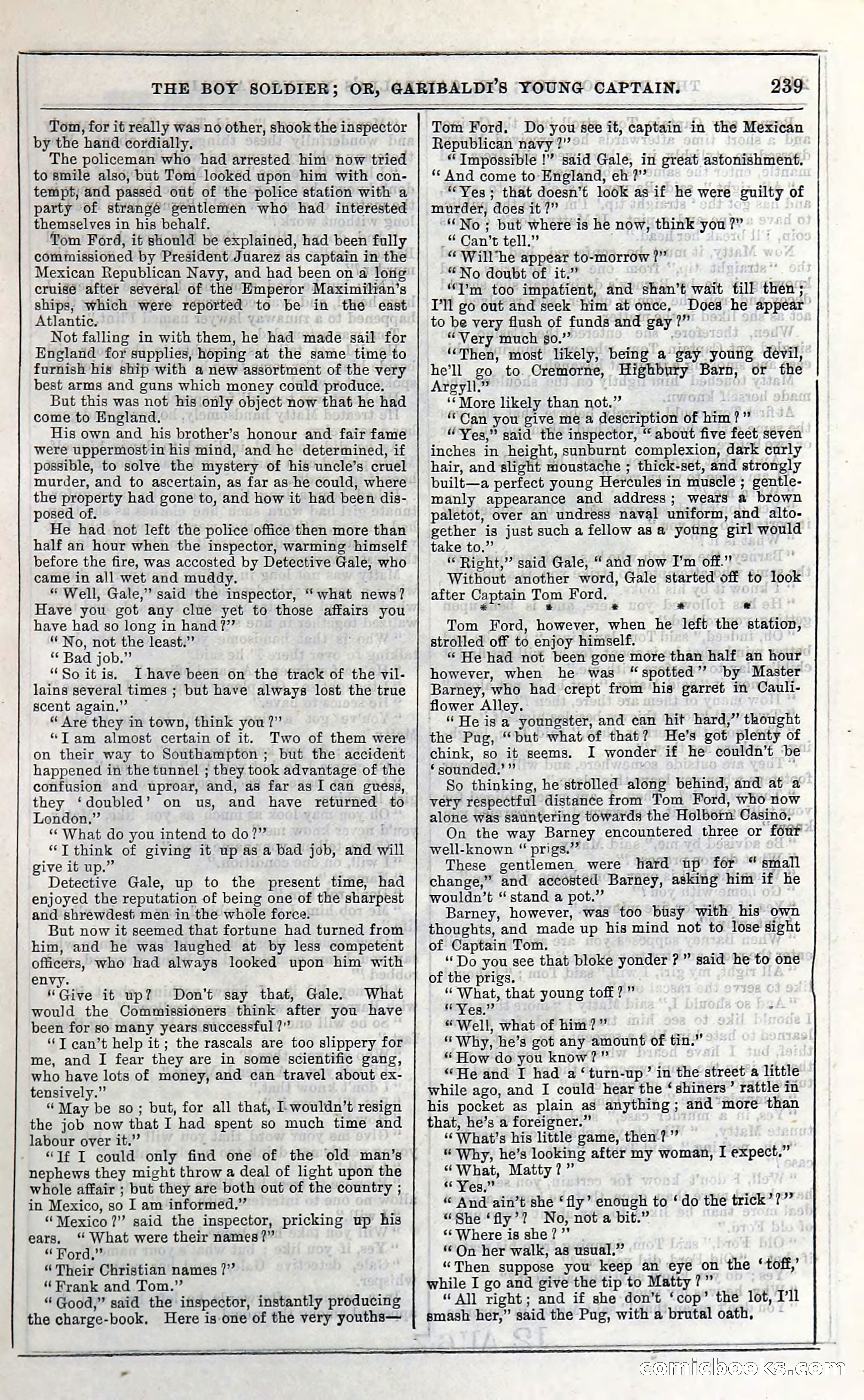 The Boy Soldier; Or, Garibaldi's Young Captain — page 245 of 390