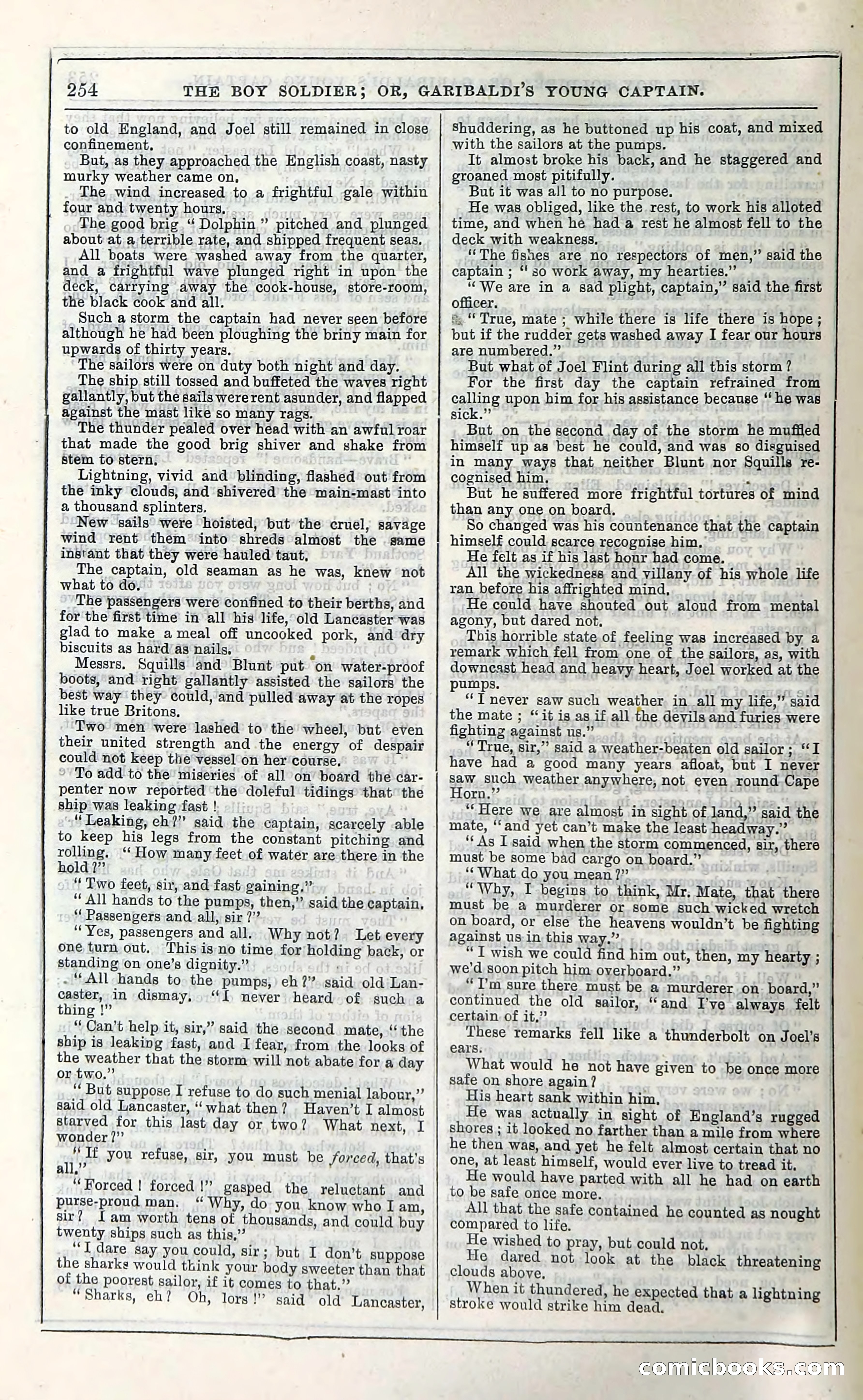 The Boy Soldier; Or, Garibaldi's Young Captain — page 260 of 390