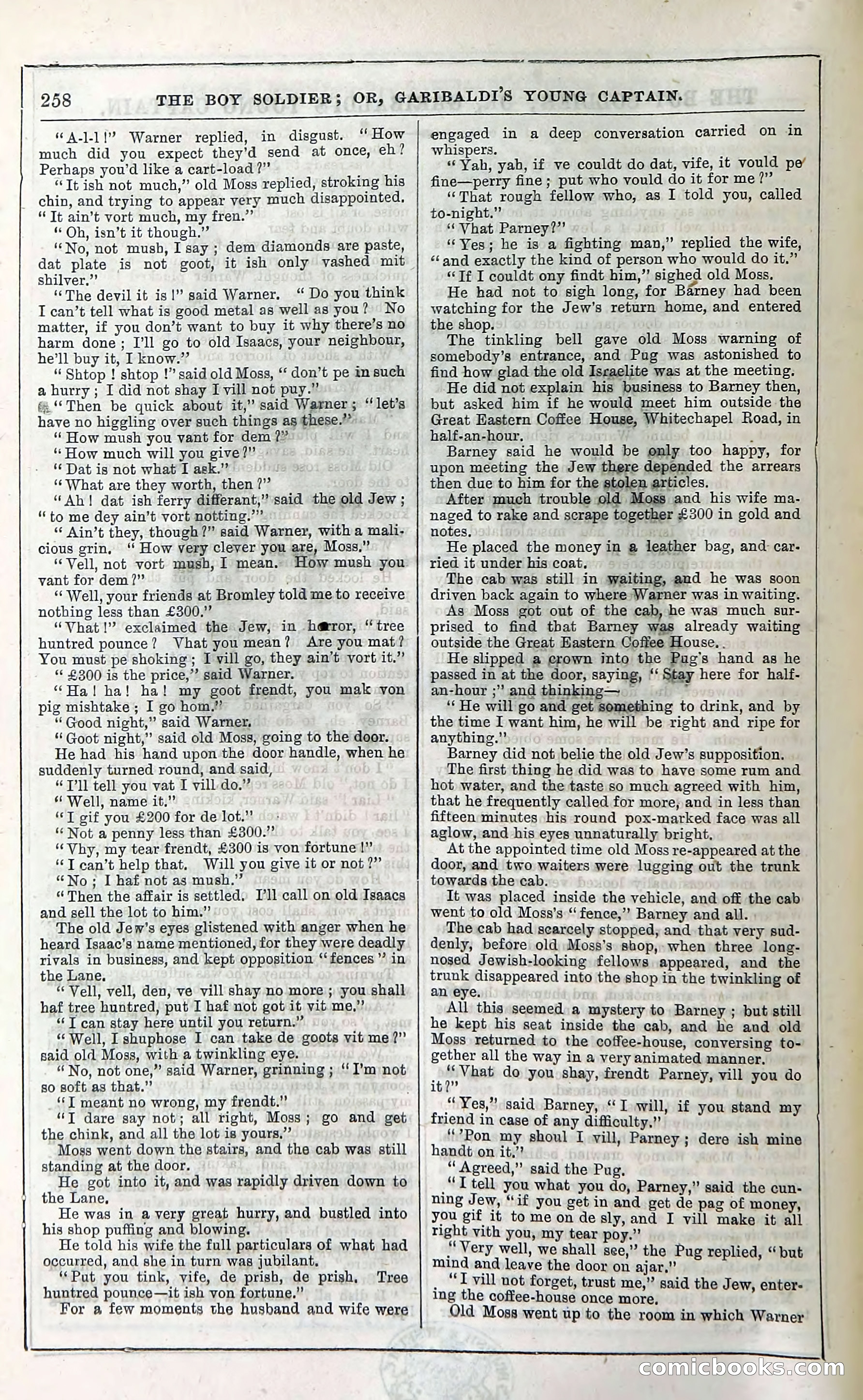 The Boy Soldier; Or, Garibaldi's Young Captain — page 264 of 390